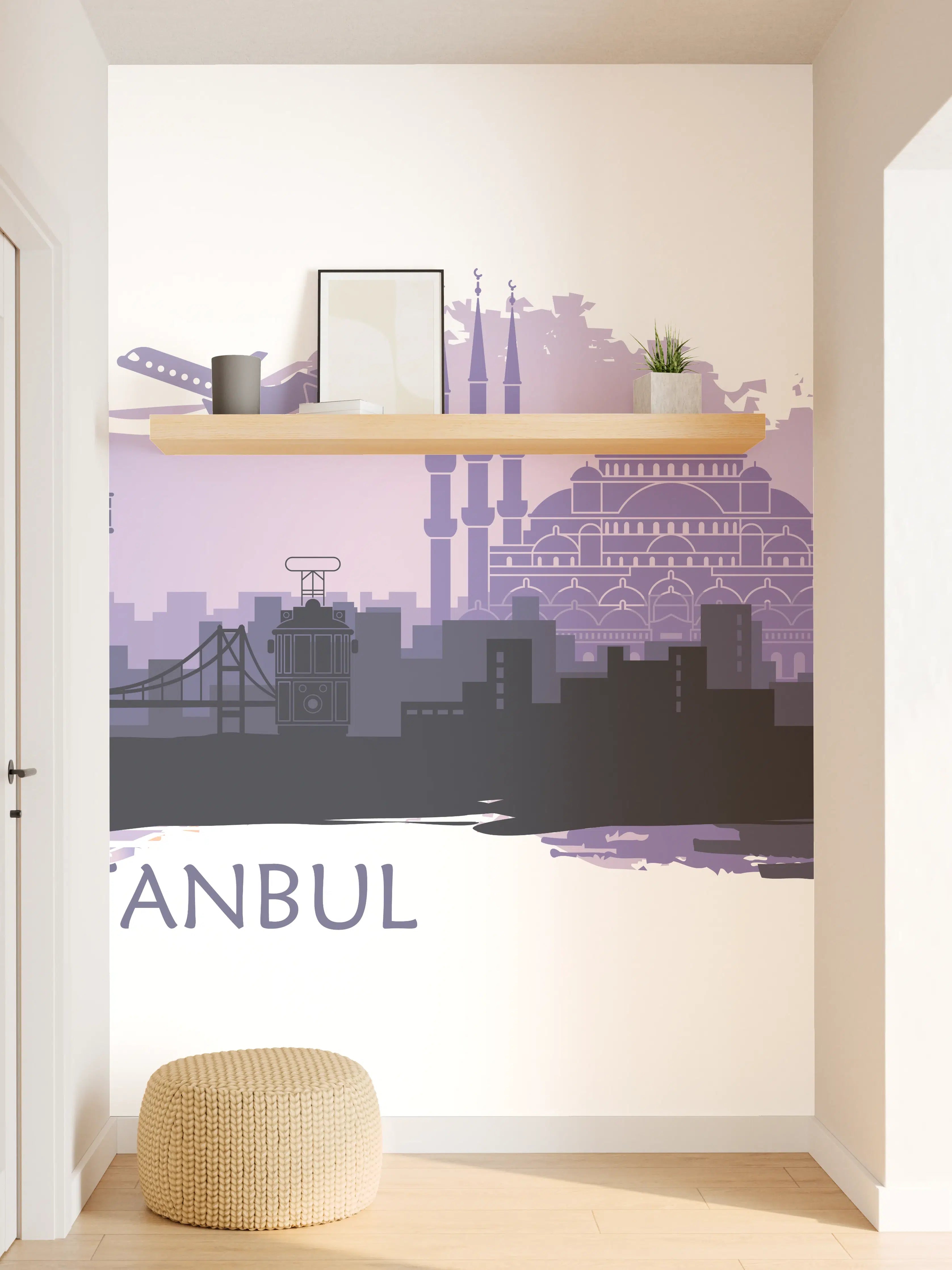 Wandverkleidung Flur - Istanbul Painting