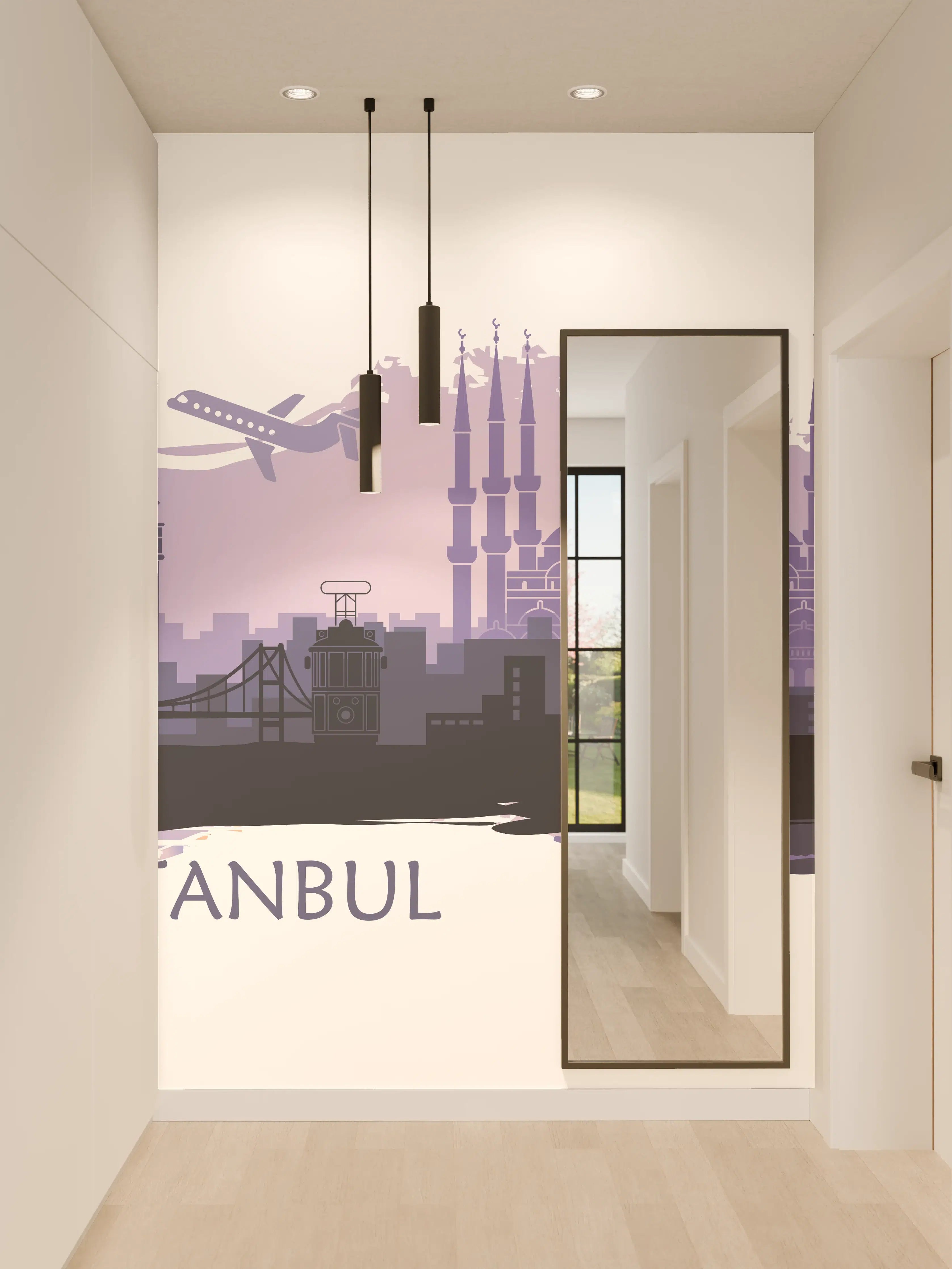 Wandverkleidung Flur - Istanbul Painting
