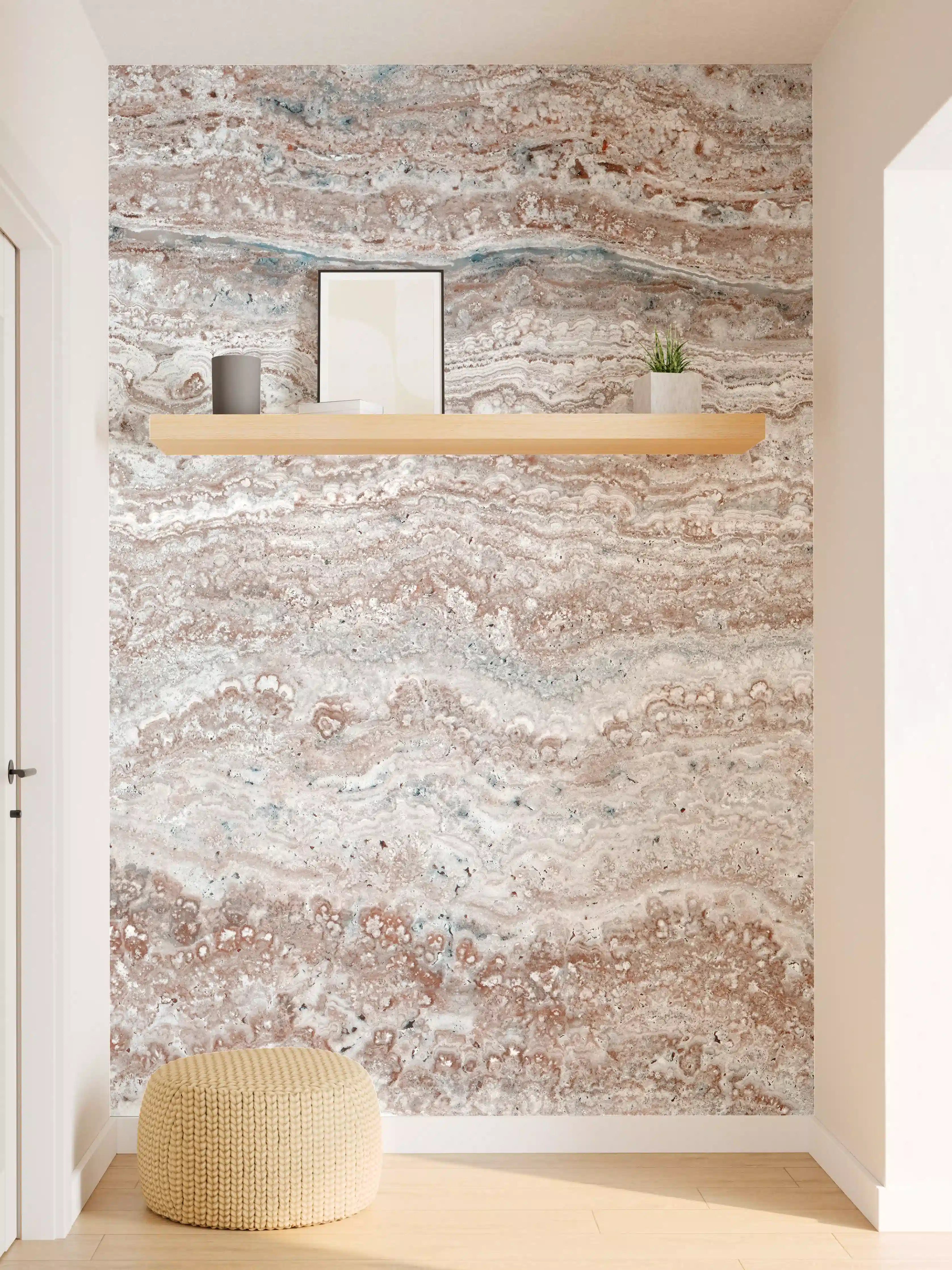 Wandverkleidung Flur - Italienischer Marmor Hintergrund