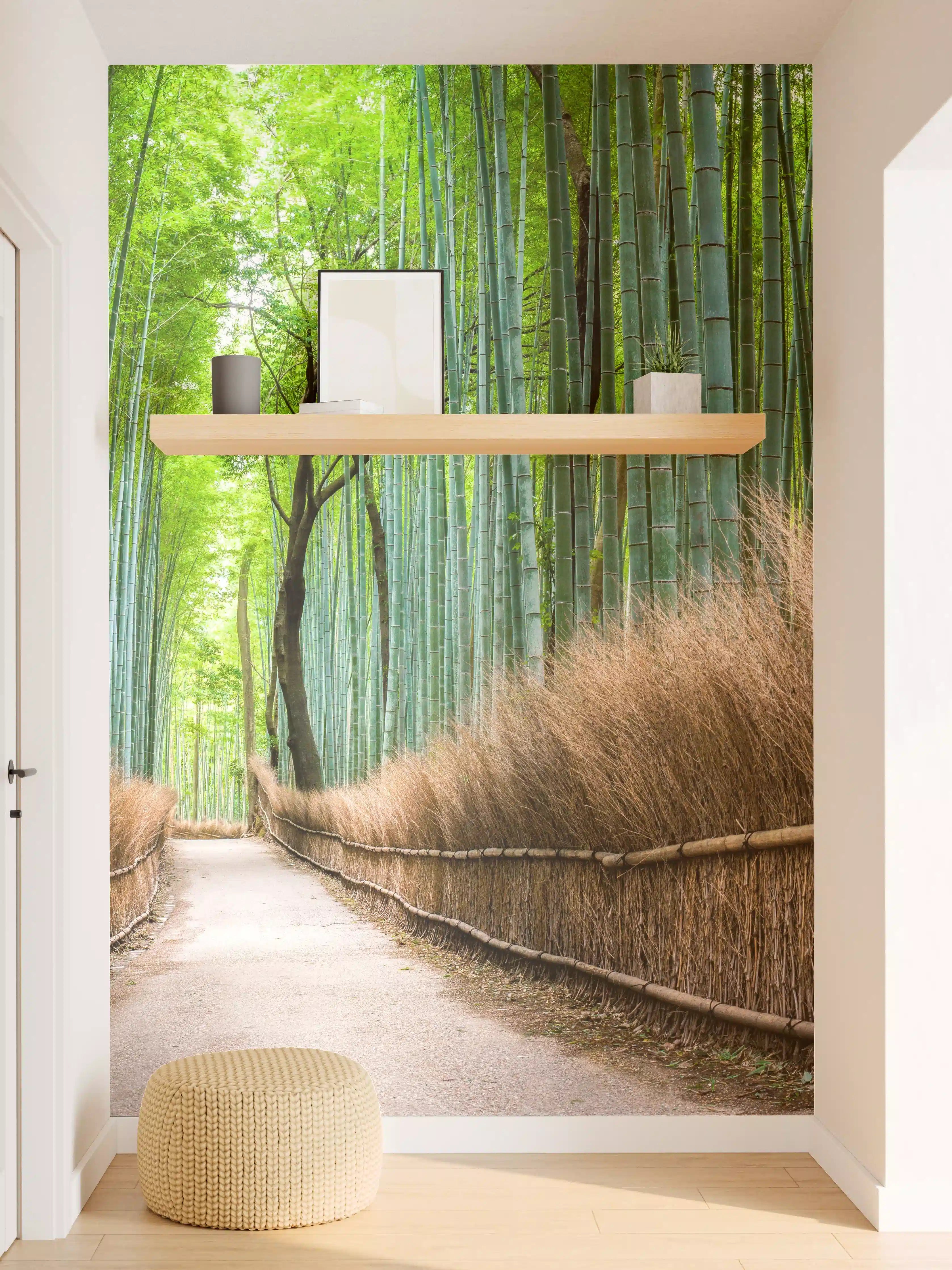 Wandverkleidung Flur - Japanischer Bambuswald in Arashiyama