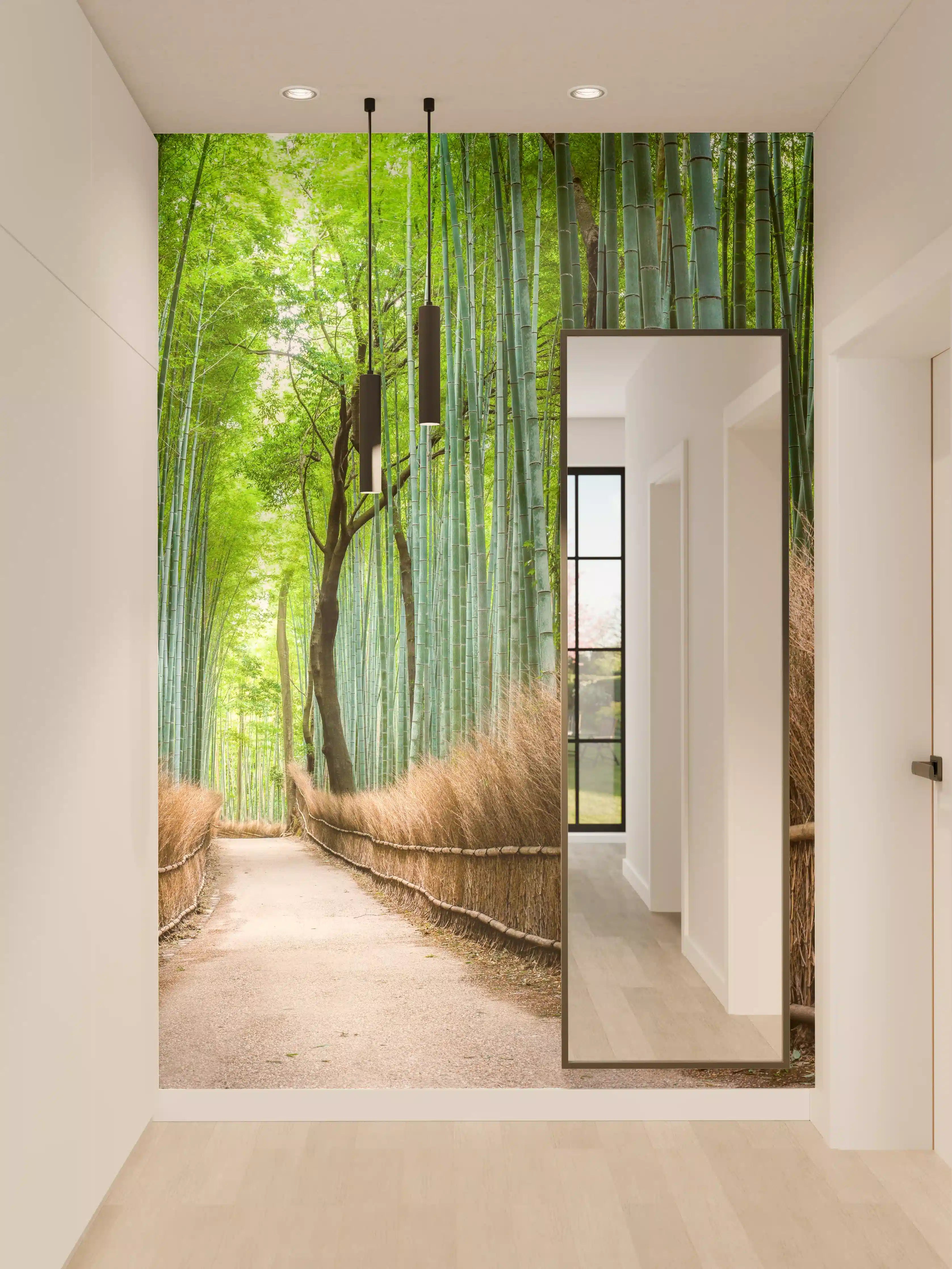 Wandverkleidung Flur - Japanischer Bambuswald in Arashiyama
