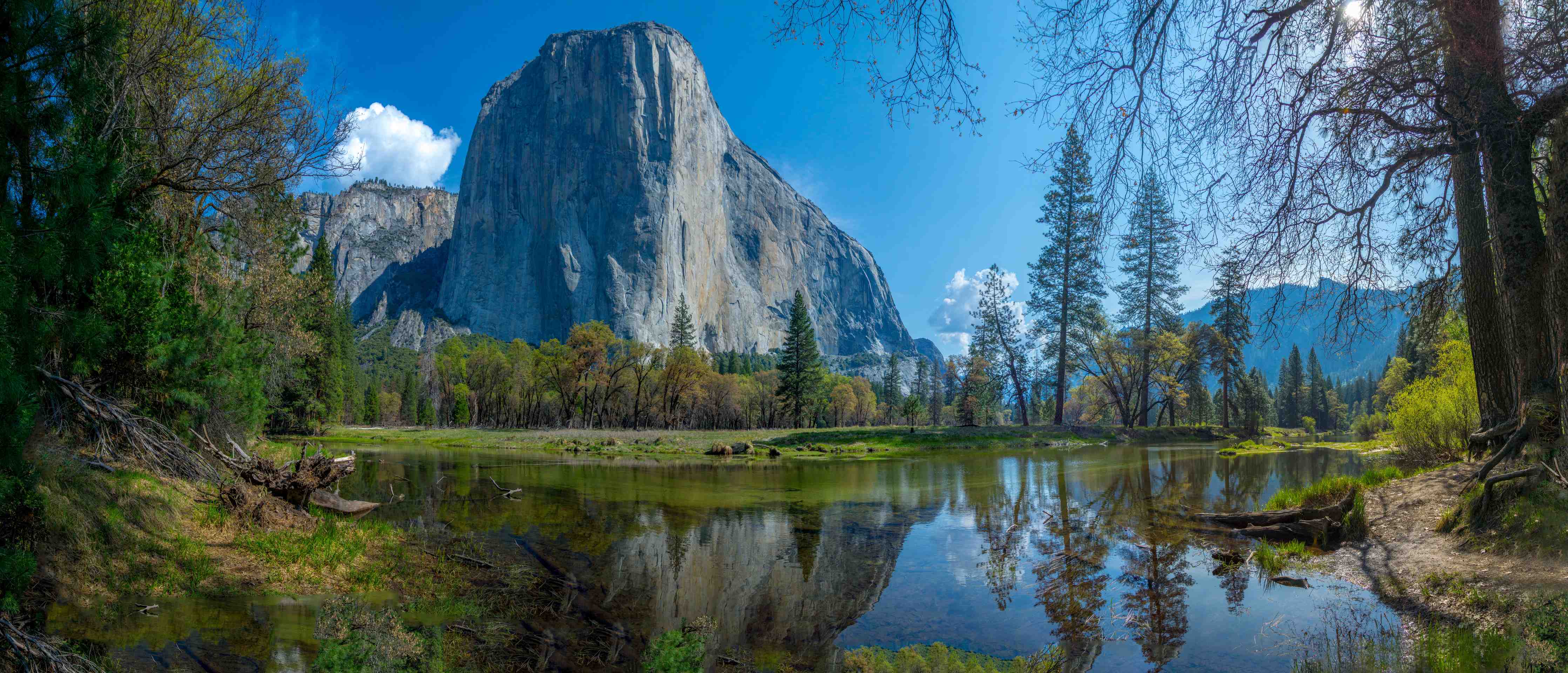 Wandverkleidung Flur-Kalifornische Berge