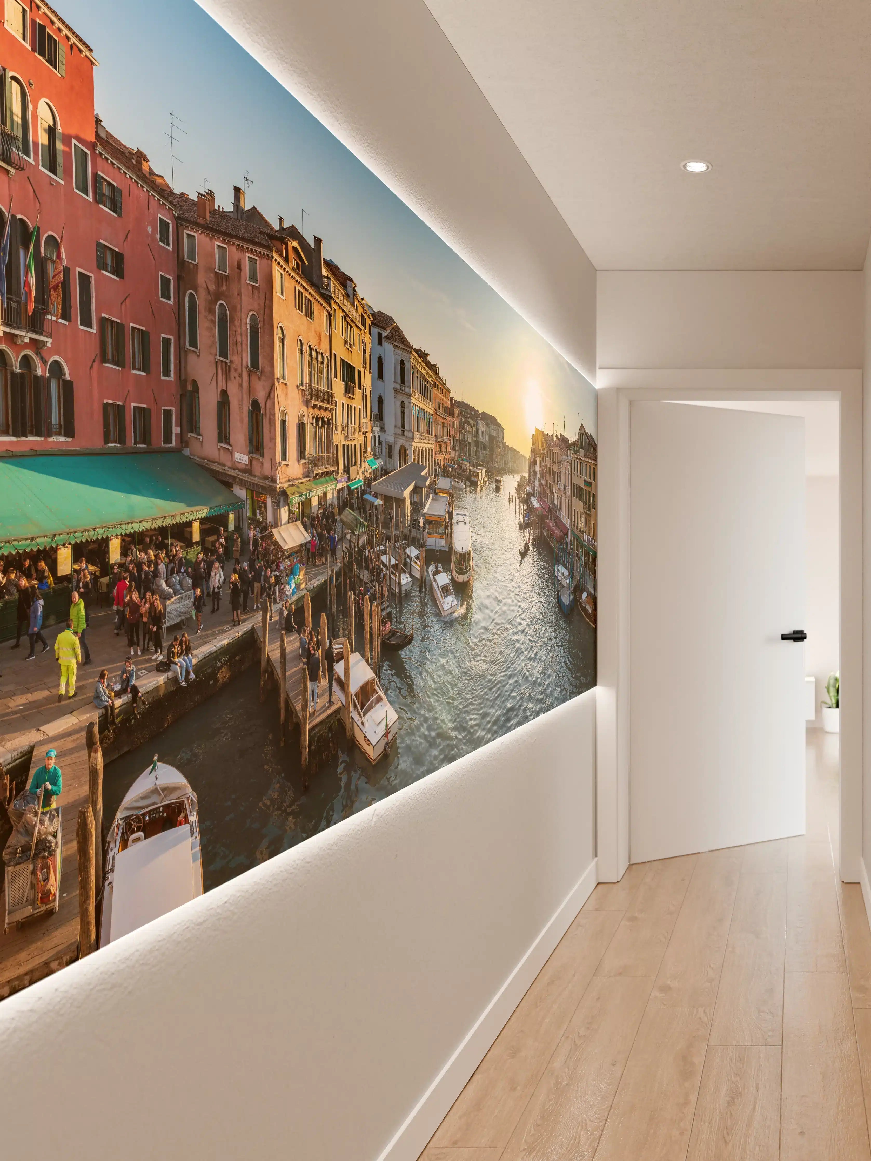 Wandverkleidung Flur - Kanäle von Venedig - Italien