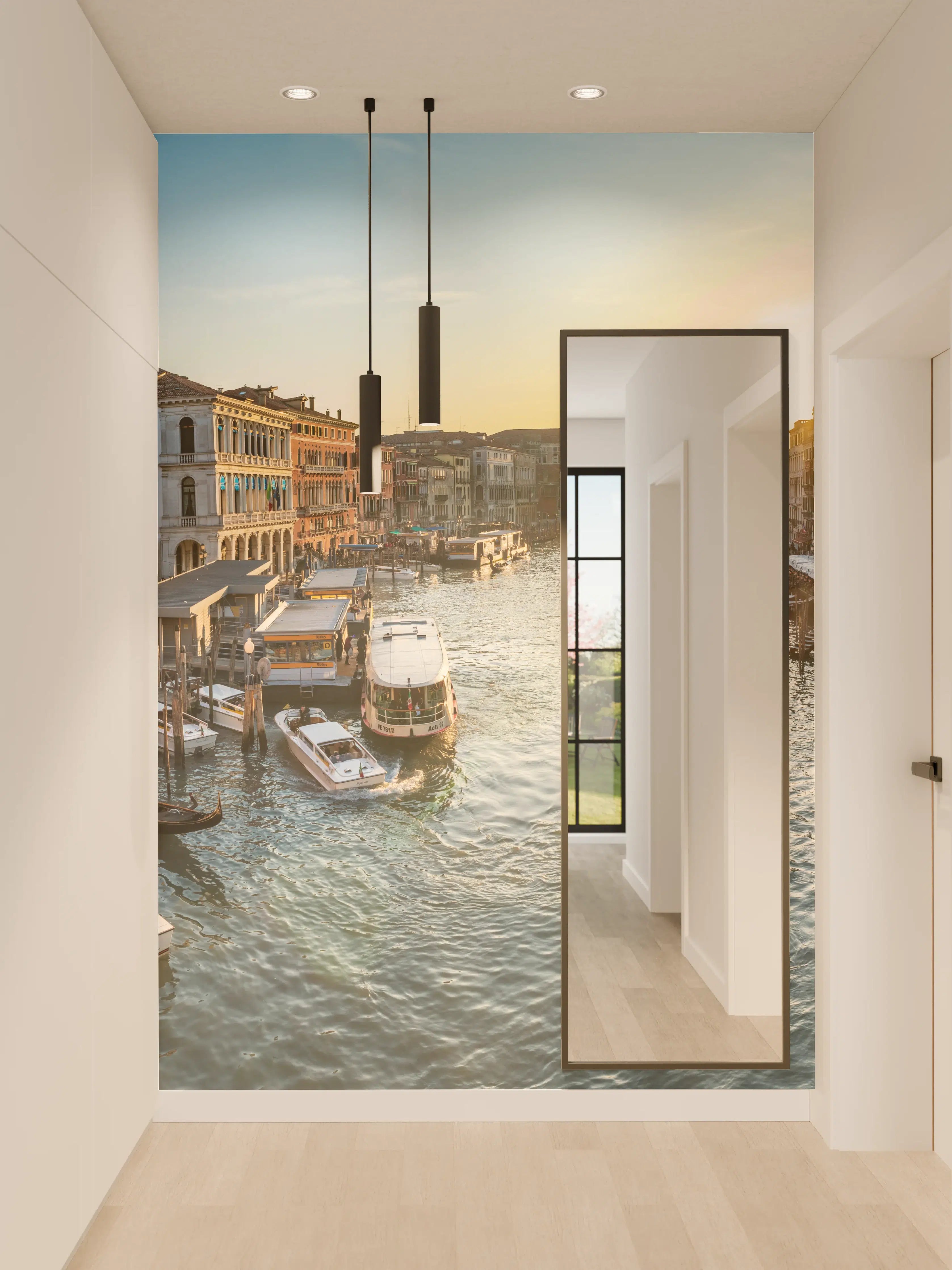 Wandverkleidung Flur - Kanäle von Venedig - Italien
