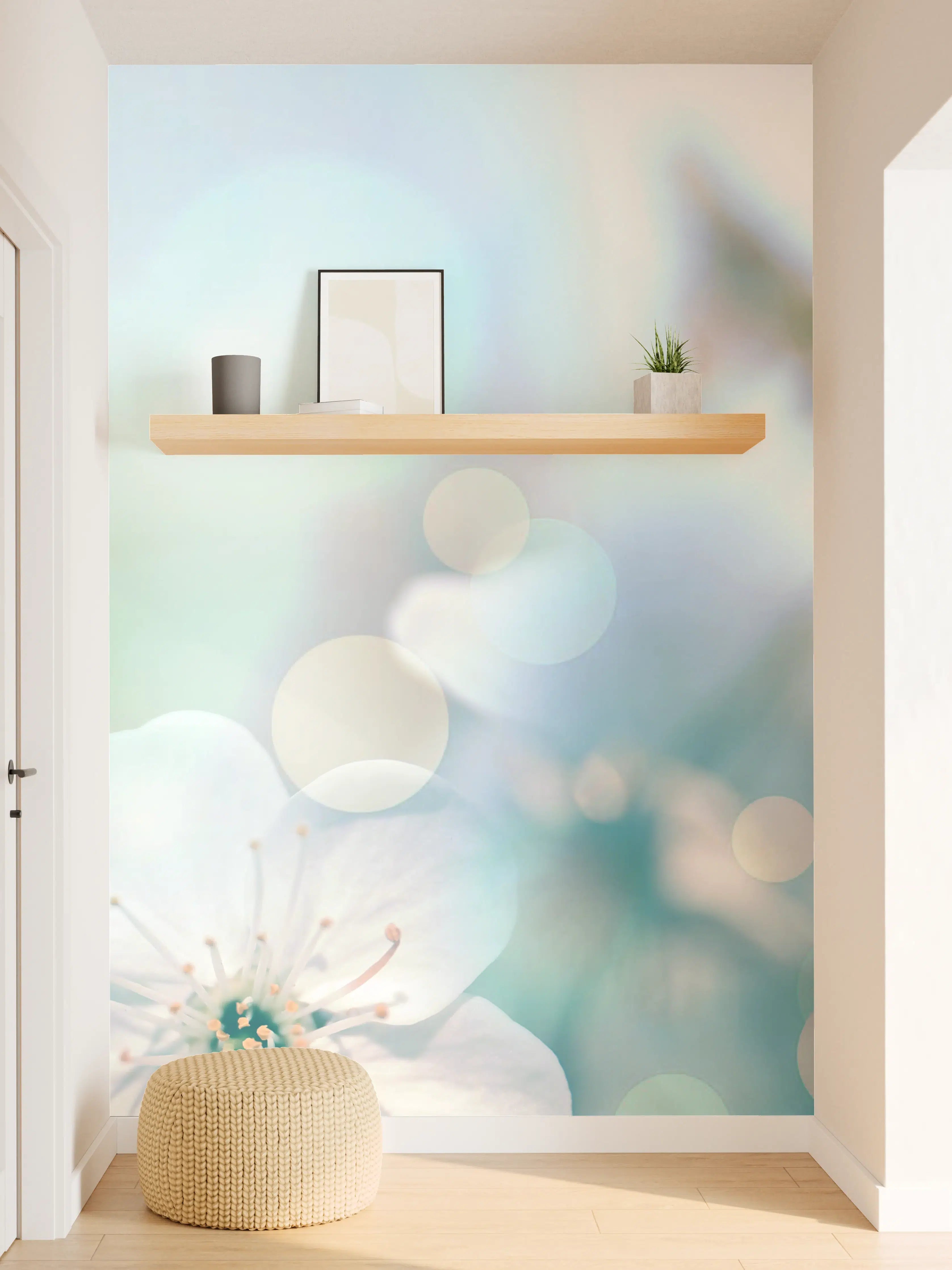 Wandverkleidung Flur - Kirchbaum Frühlings-Blüten