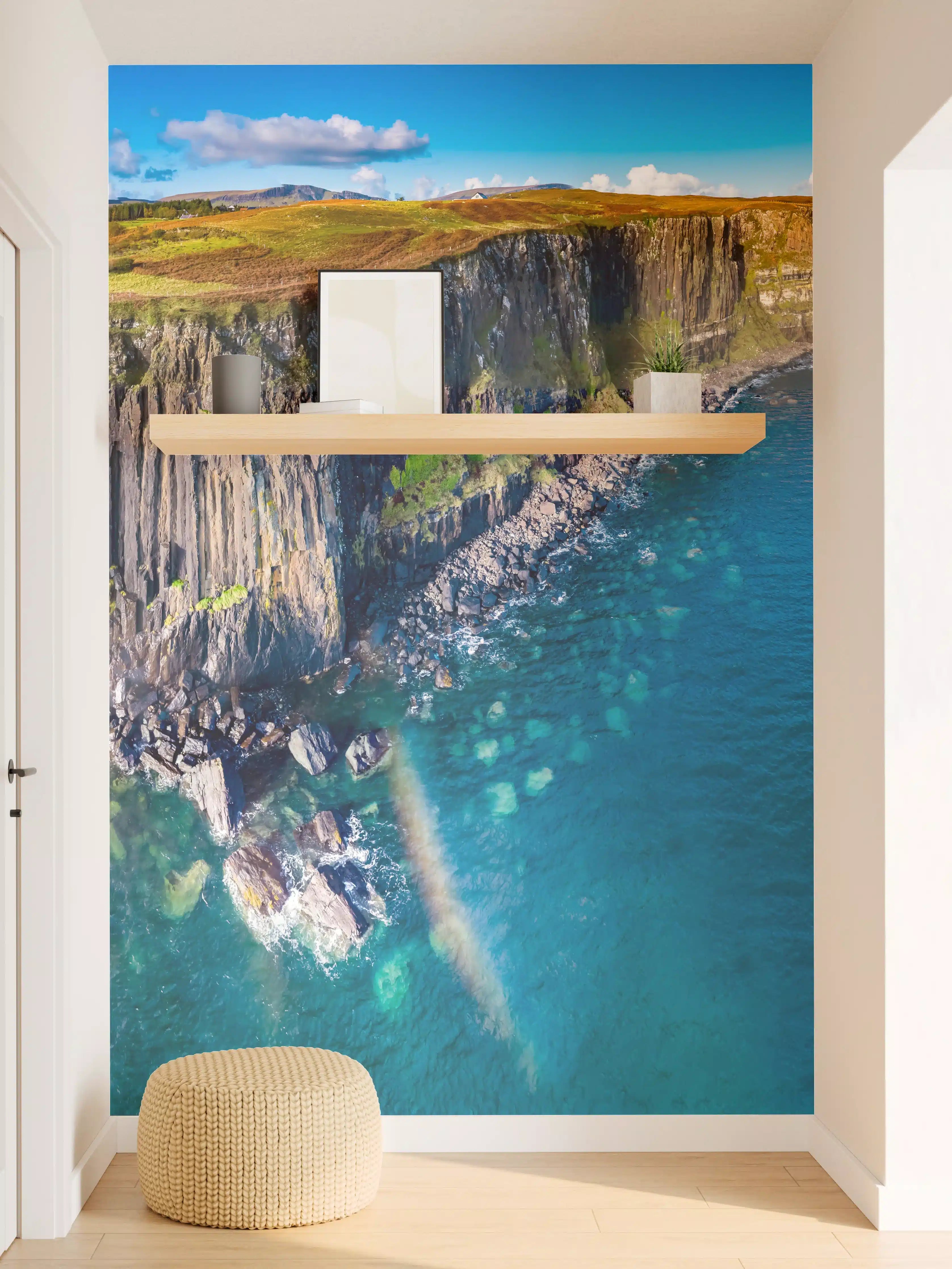 Wandverkleidung Flur - Klippen von Staffin - Schottland