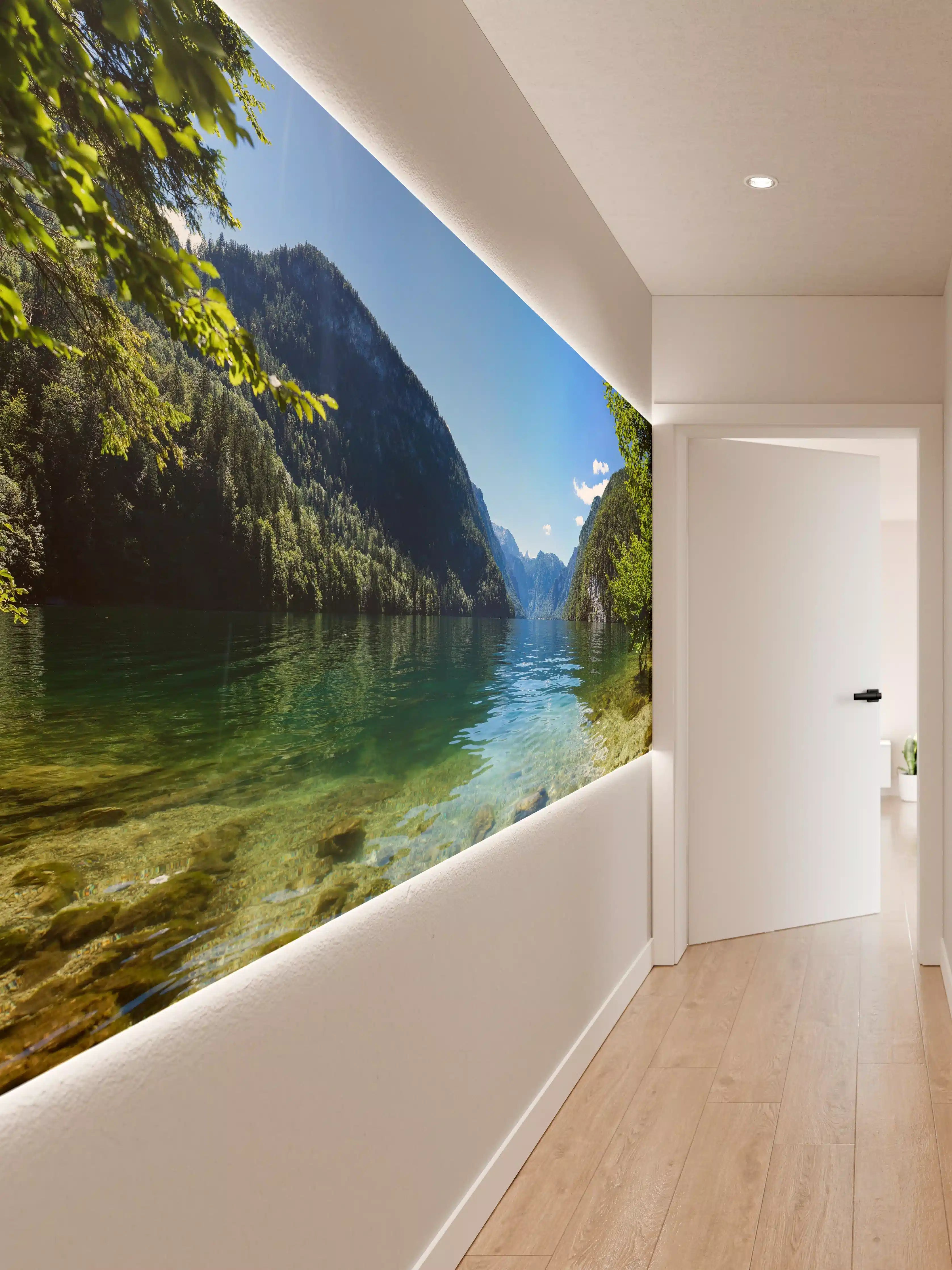 Wandverkleidung Flur - Königsee & Berge in Alpen