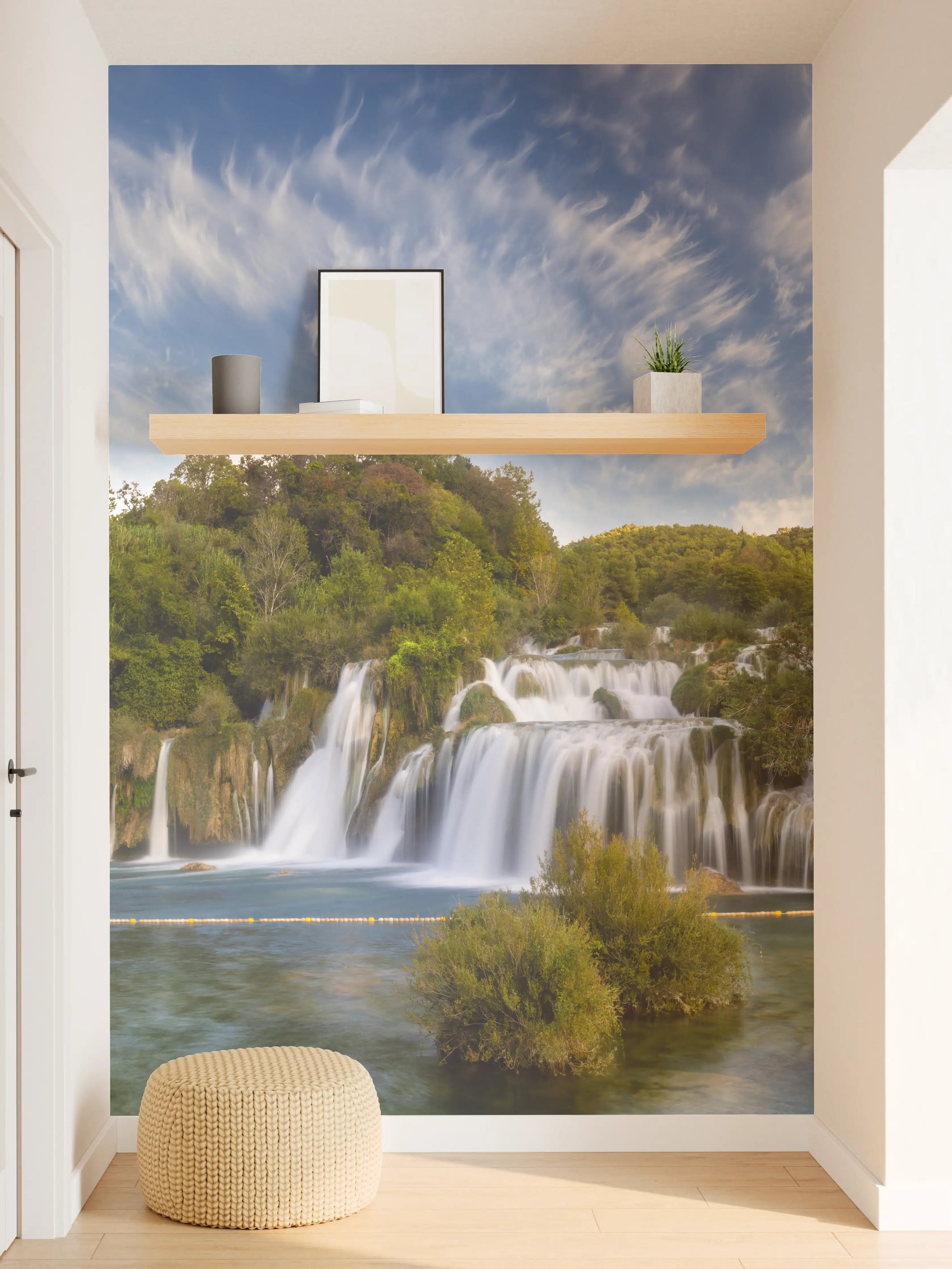 Wandverkleidung Flur - Krka-Nationalpark-Panorama