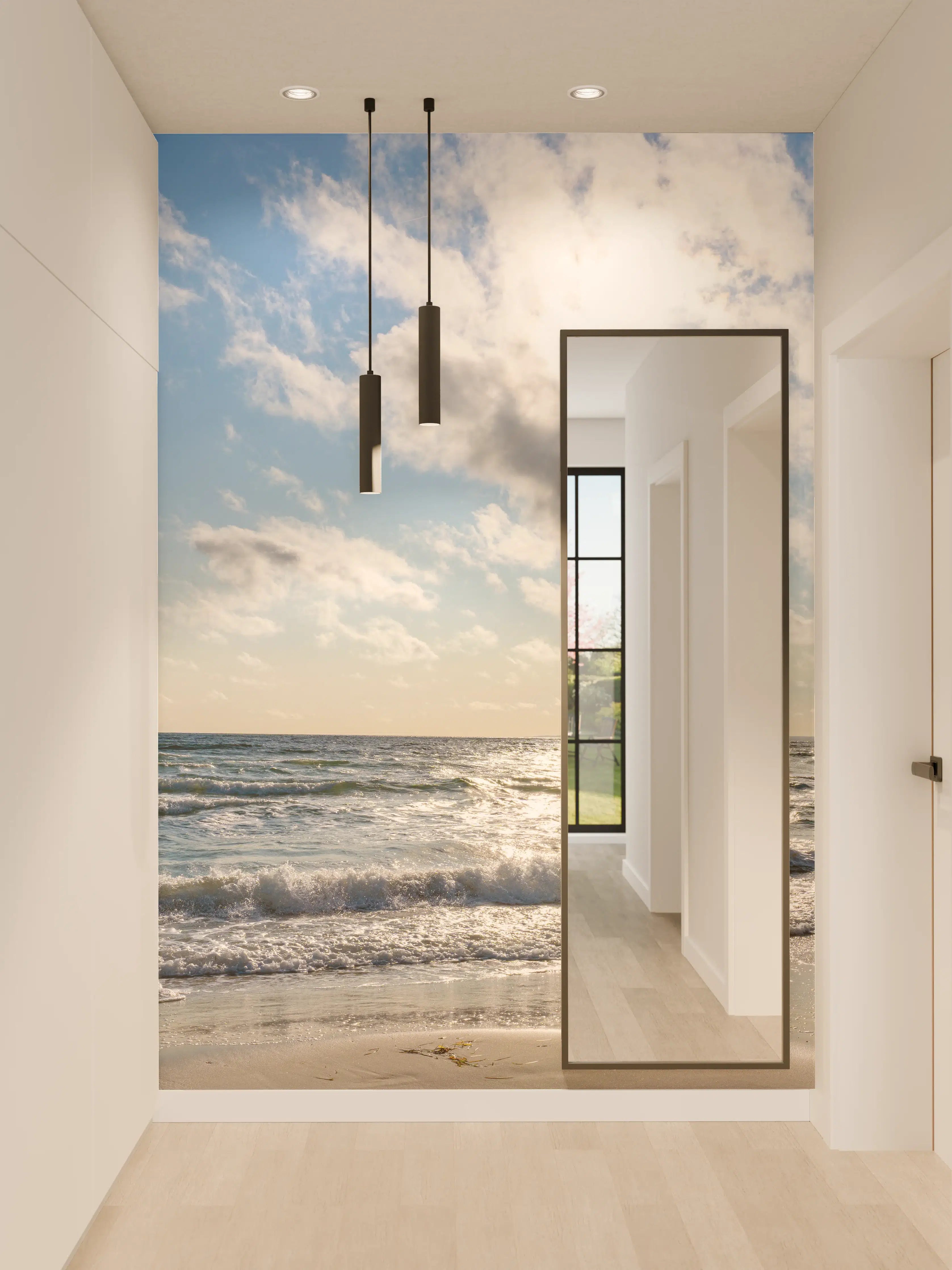 Wandverkleidung Flur - Lübecker Bucht an der Ostsee