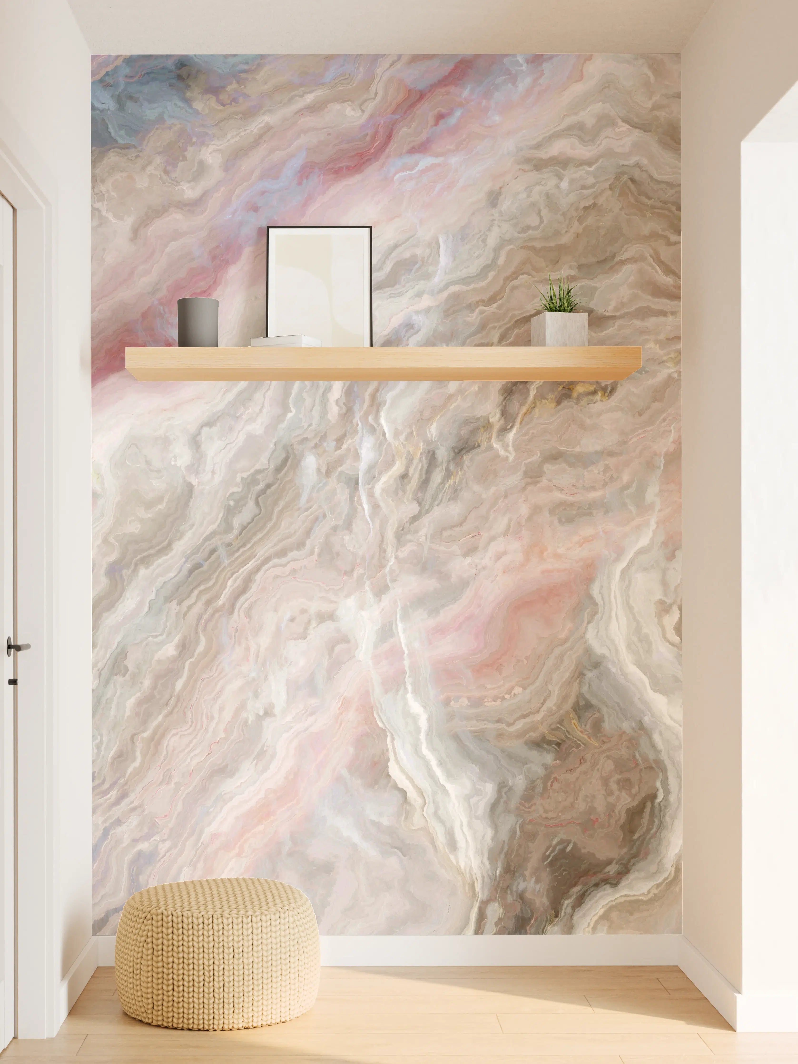 Wandverkleidung Flur - Marble Abstract Wall Art