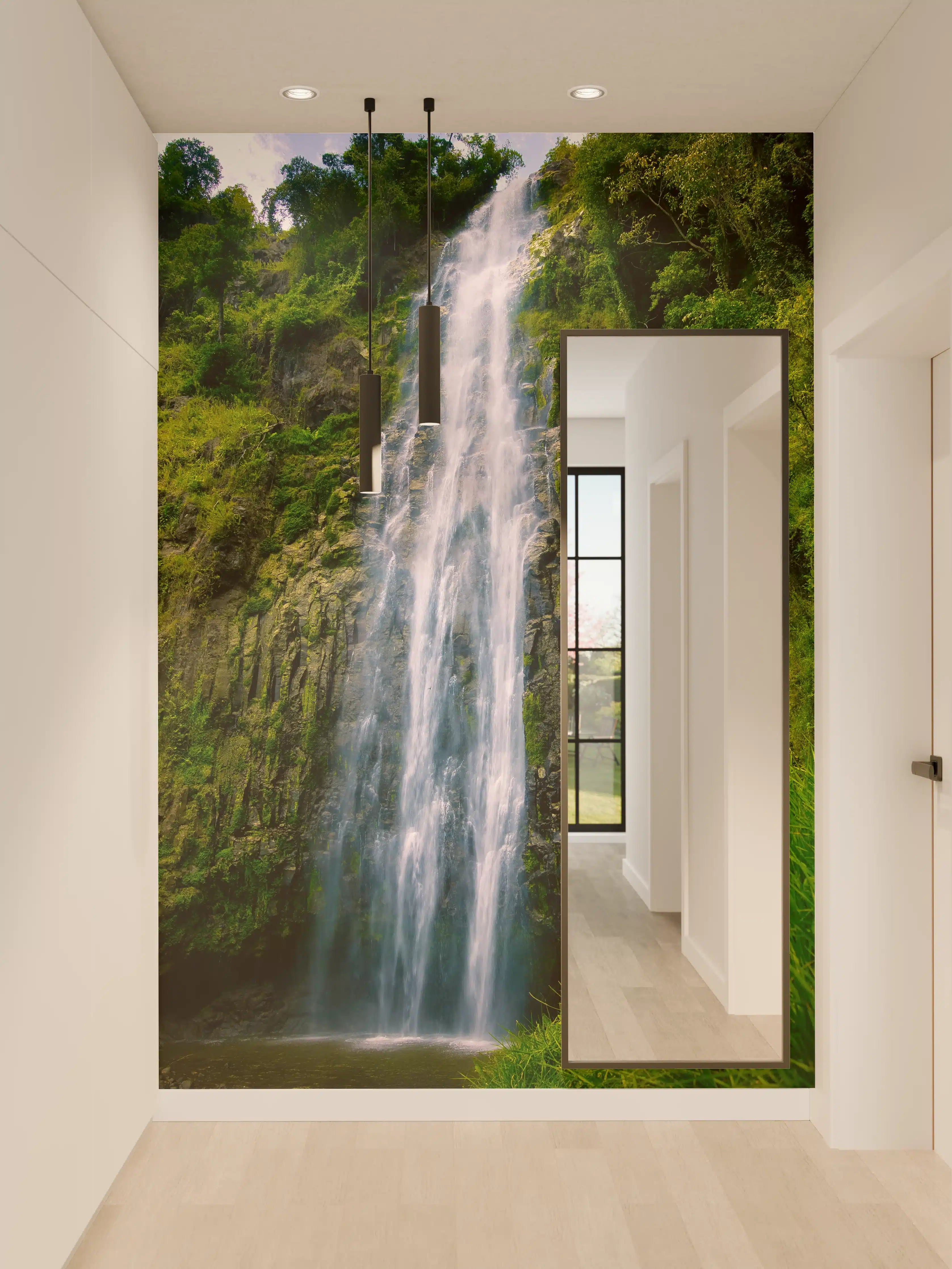 Wandverkleidung Flur - Materuni Waterfall