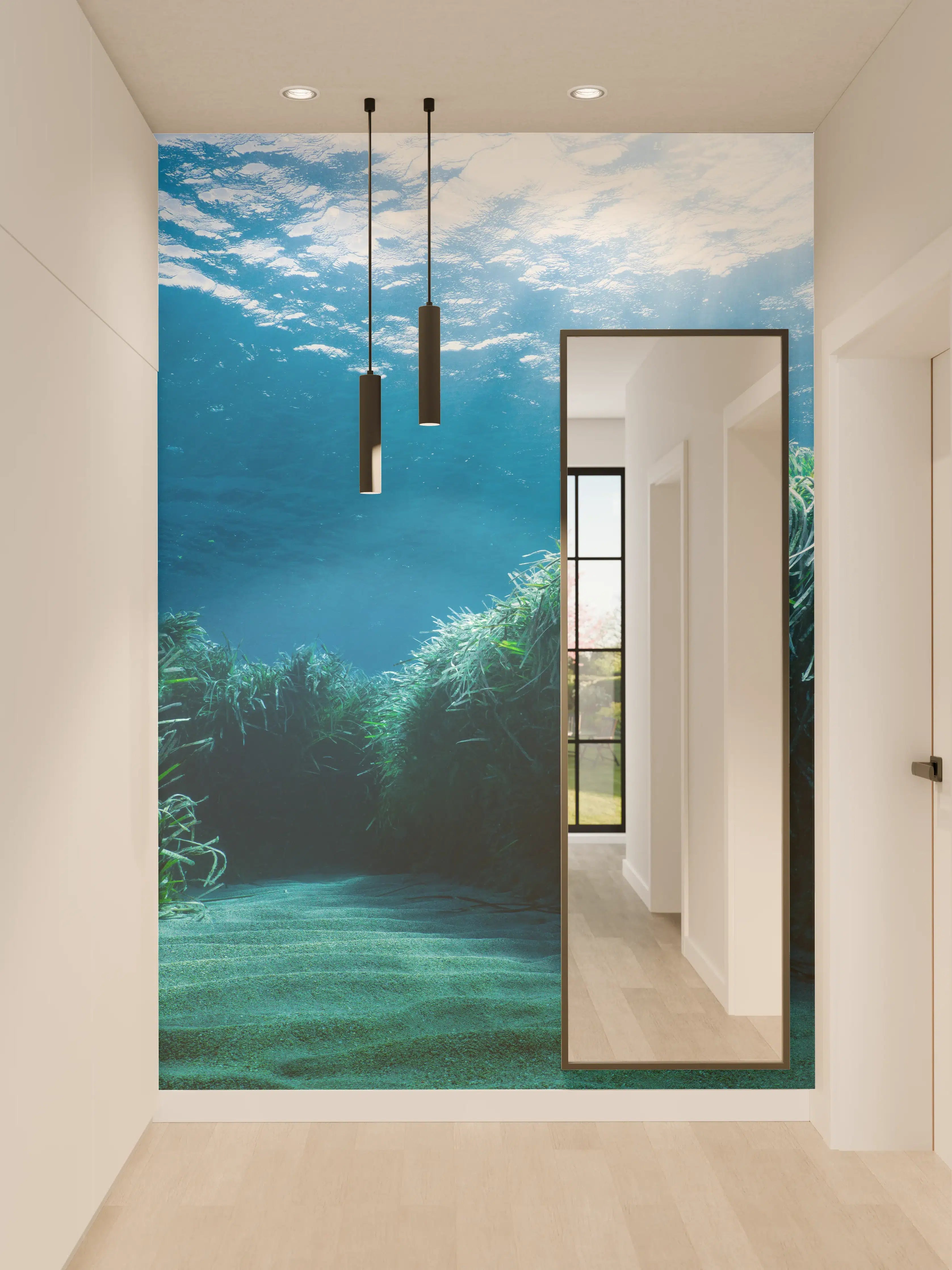 Wandverkleidung Flur - Mesmerizing Unterwasser