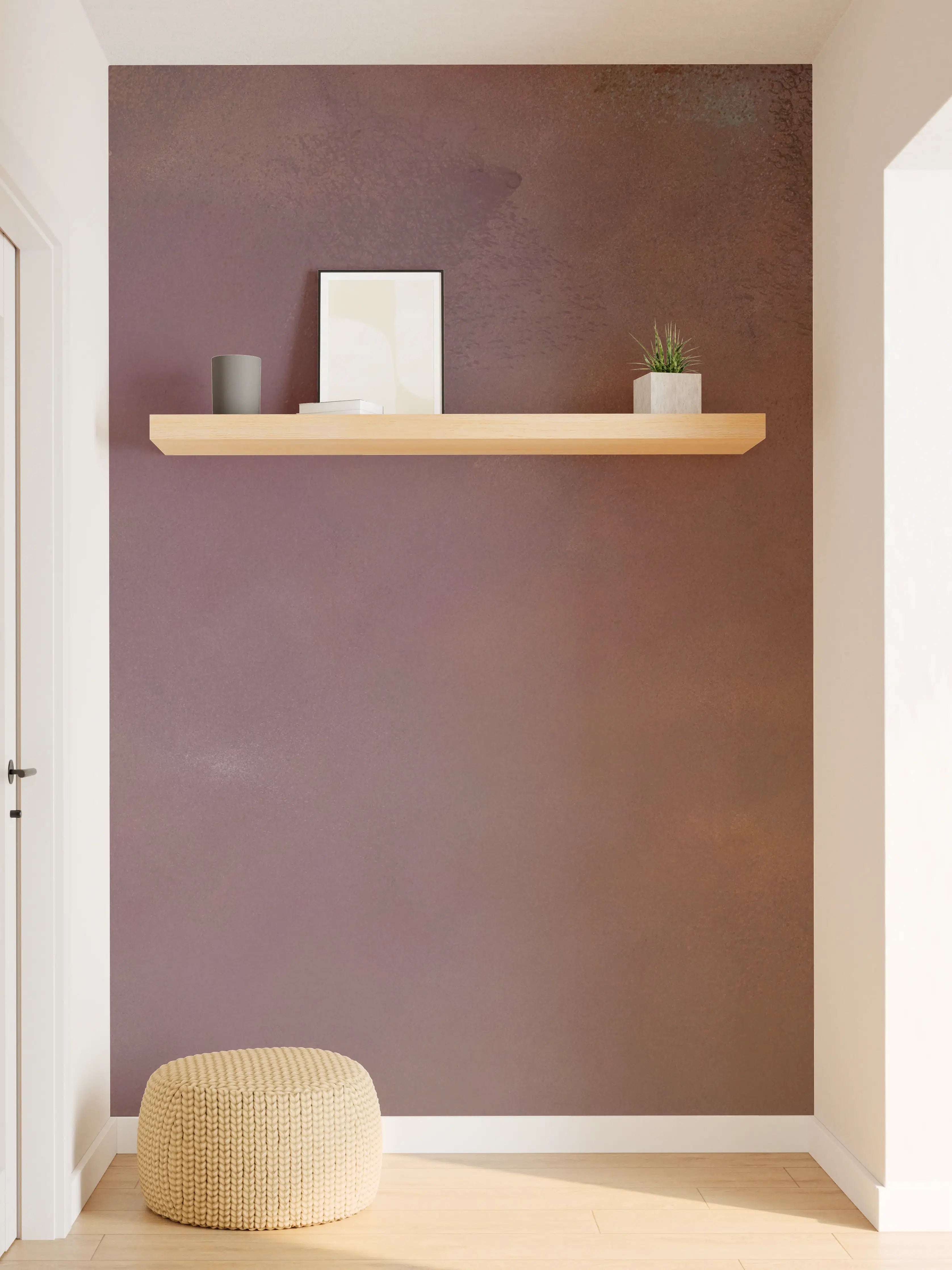 Wandverkleidung Flur - Moderne Farbpalette mit warmen Tönen