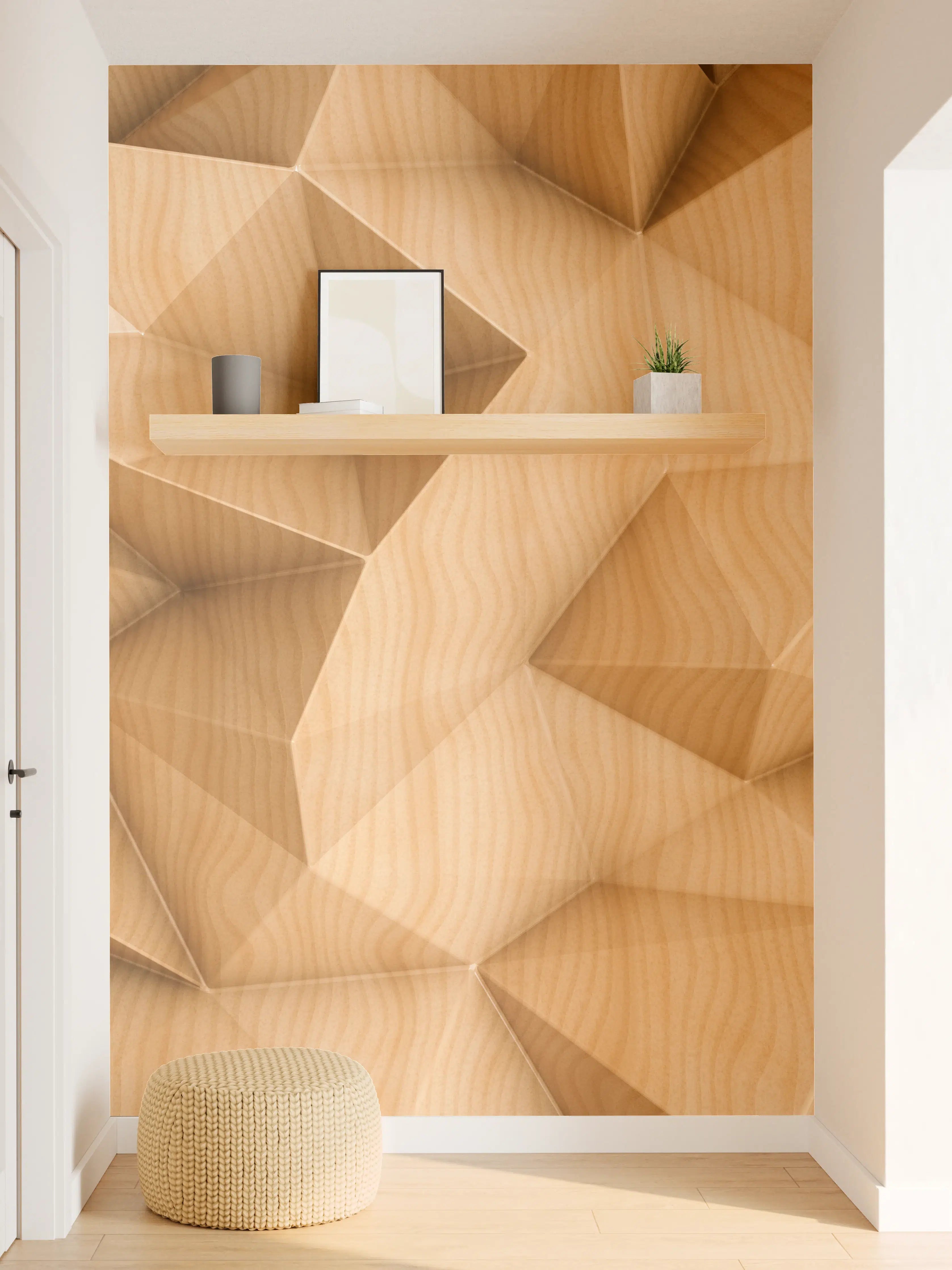 Wandverkleidung Flur - Moderne Holzdesign-Wandgestaltung