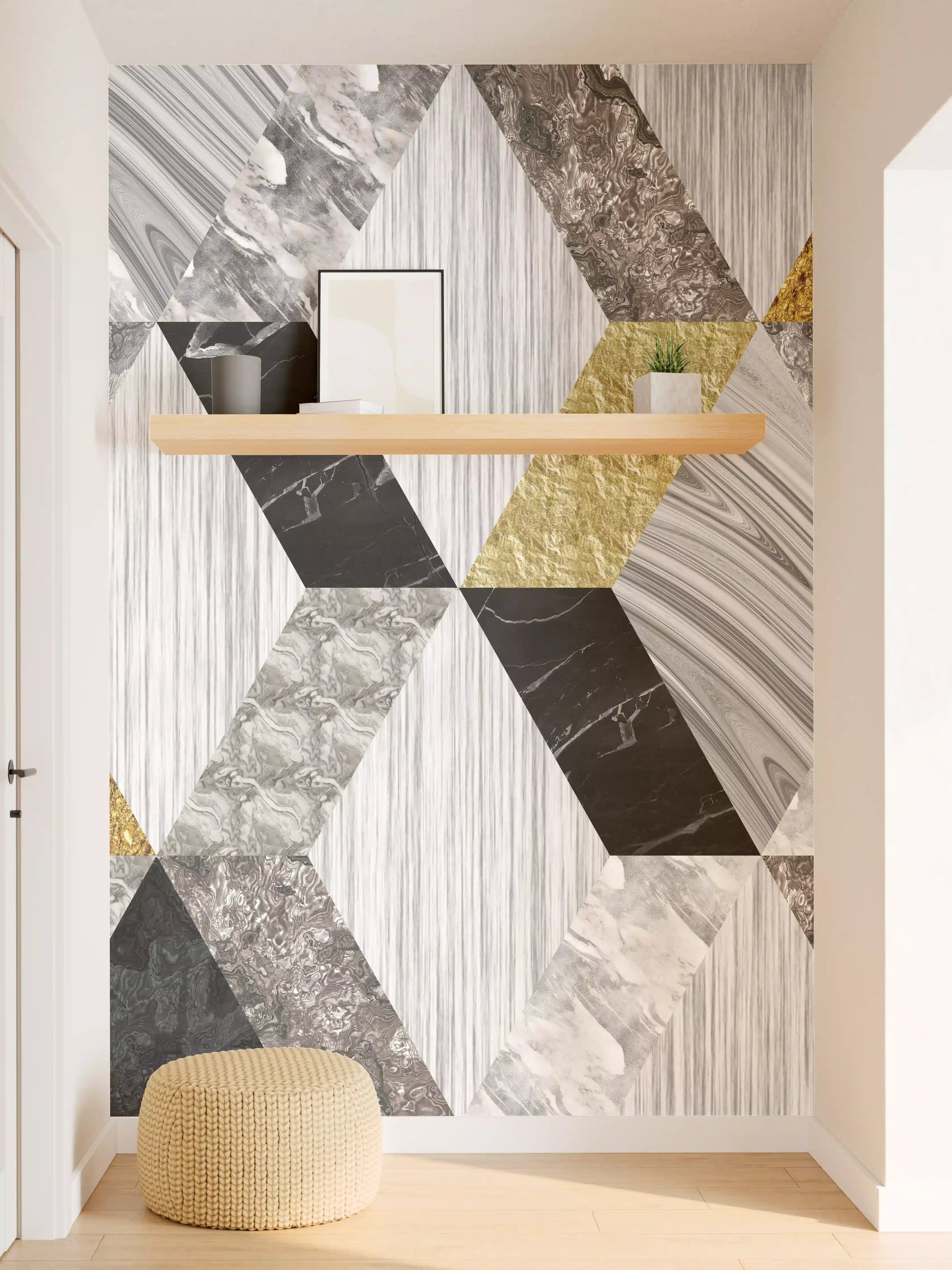 Wandverkleidung Flur - Moderne Keramik Textur