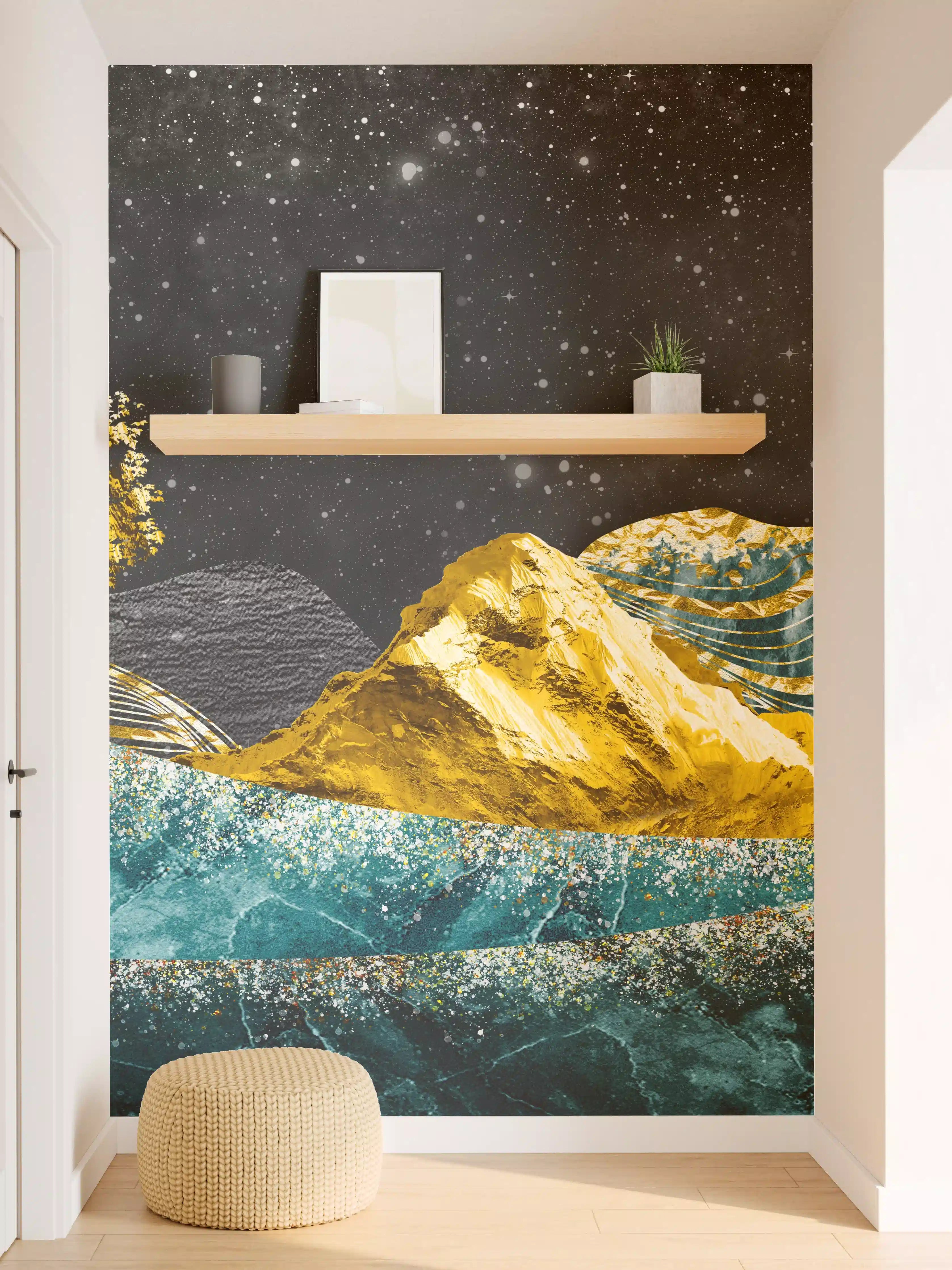 Wandverkleidung Flur - Moderne Kunst - Landschaft