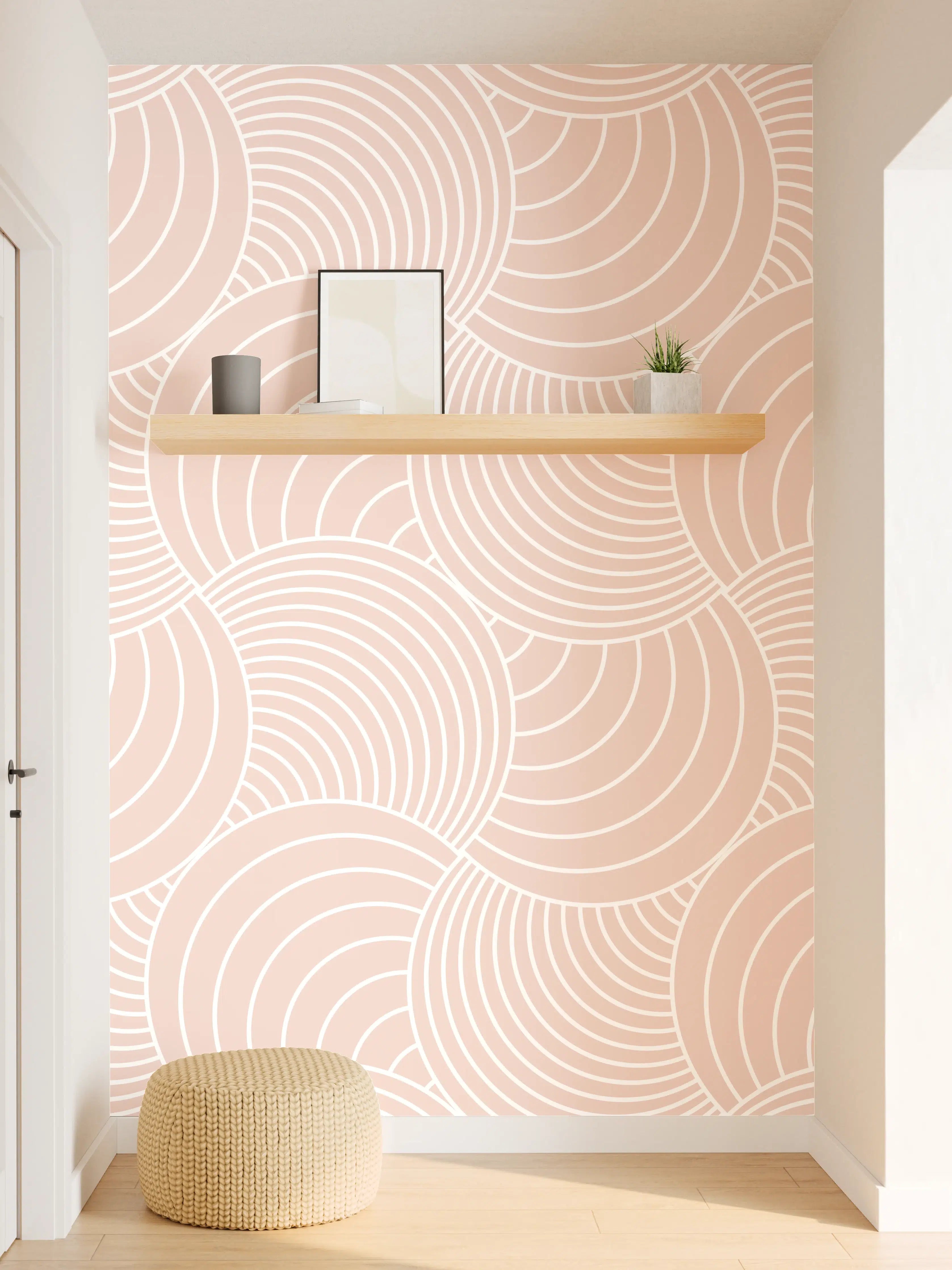 Wandverkleidung Flur - Moderne dezente Designwand