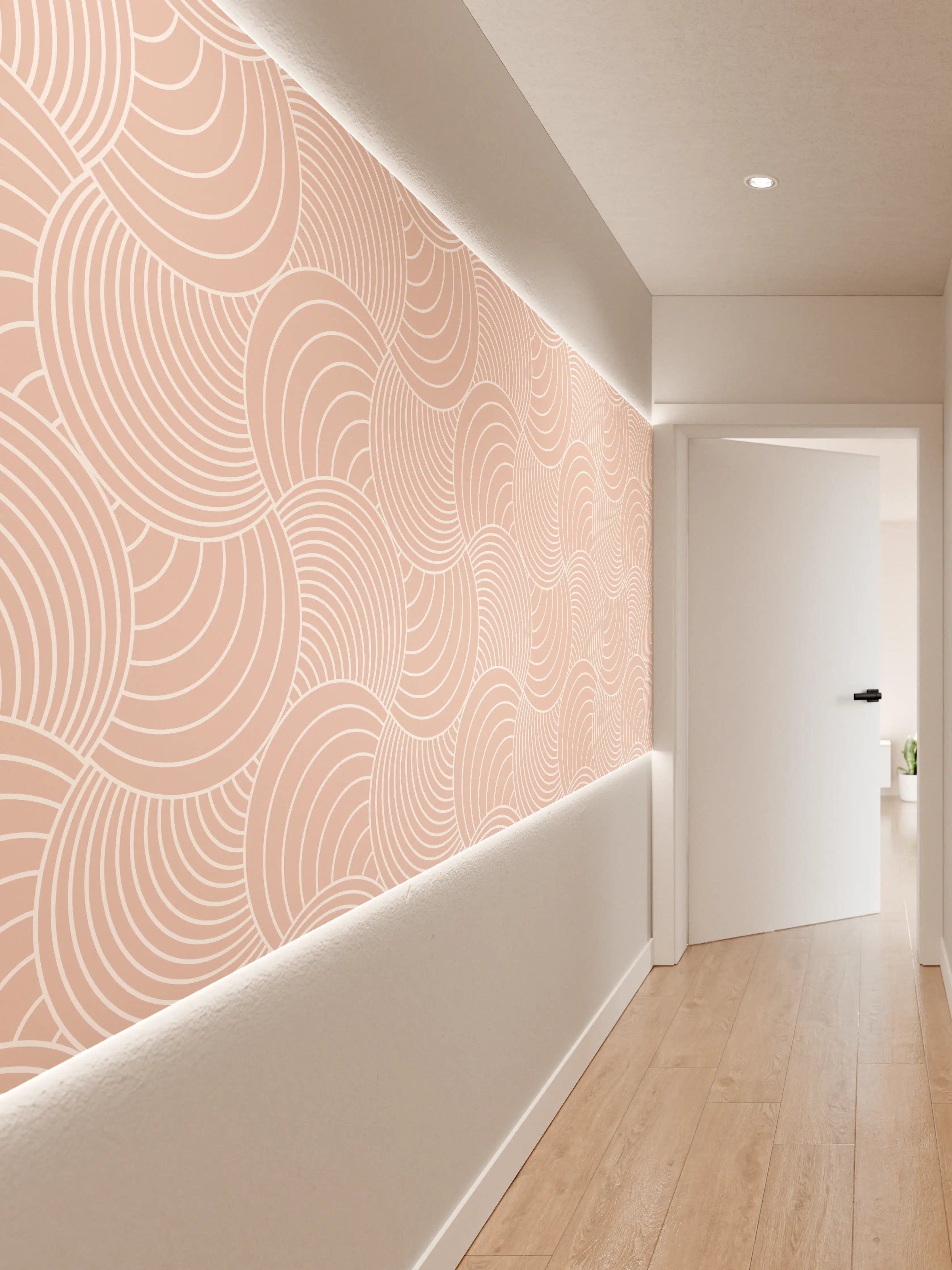 Wandverkleidung Flur - Moderne dezente Designwand