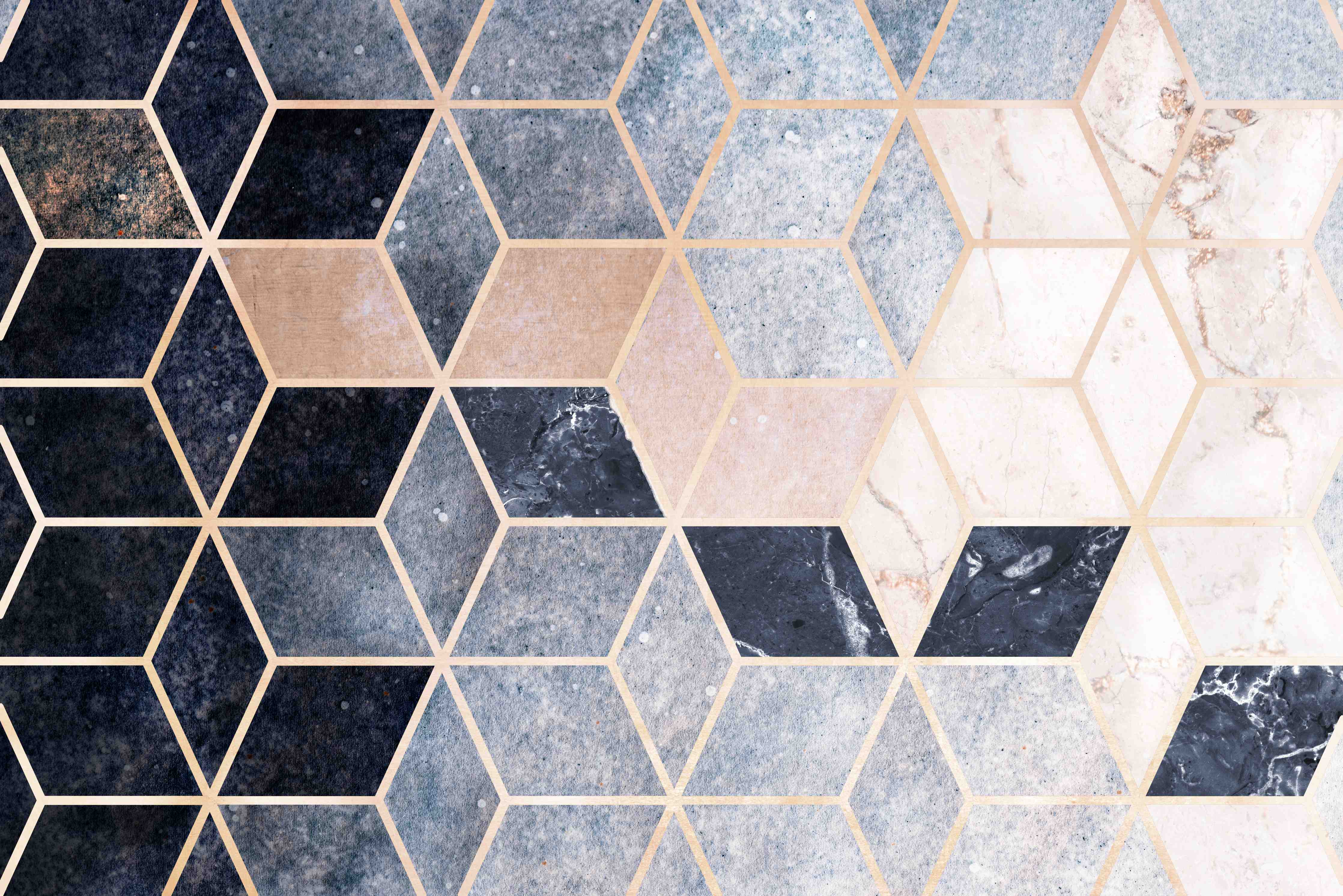 Wandverkleidung Flur-Moderner Marmordesign-Fliesenmuster mit geometrischen Mustern