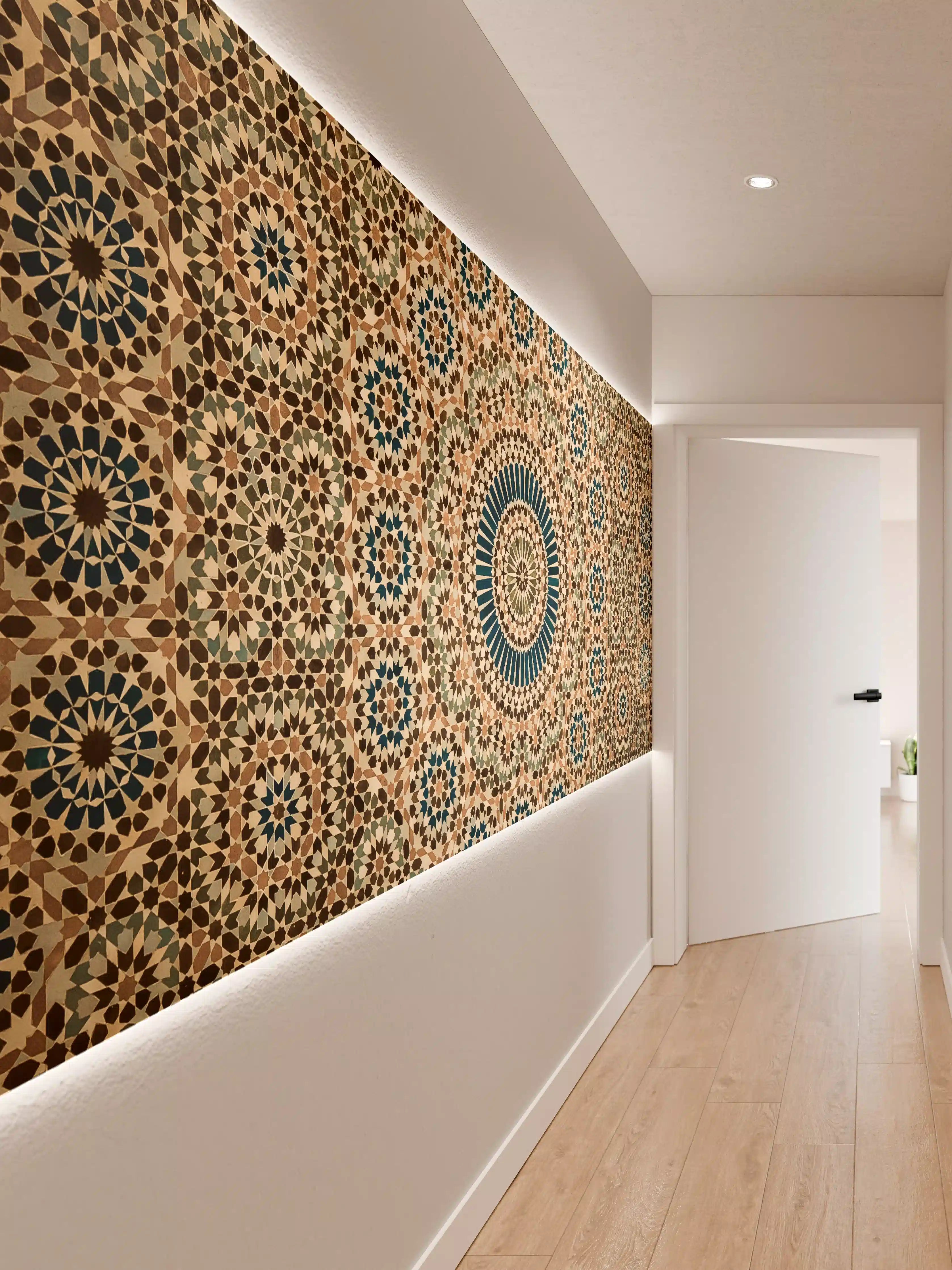 Wandverkleidung Flur - Mosaik im marokkanischen Stil