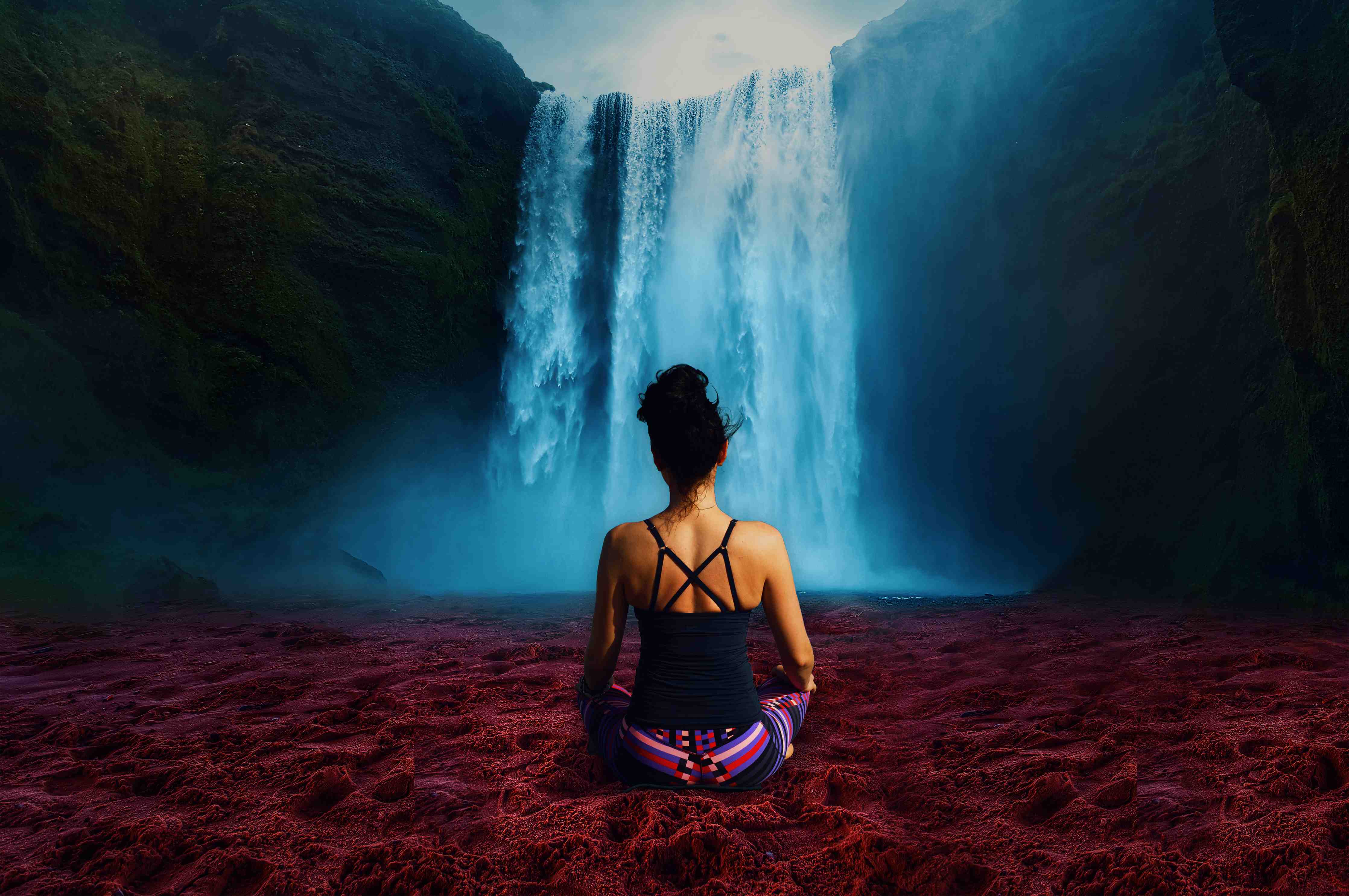 Wandverkleidung Flur-Natur & Meditation