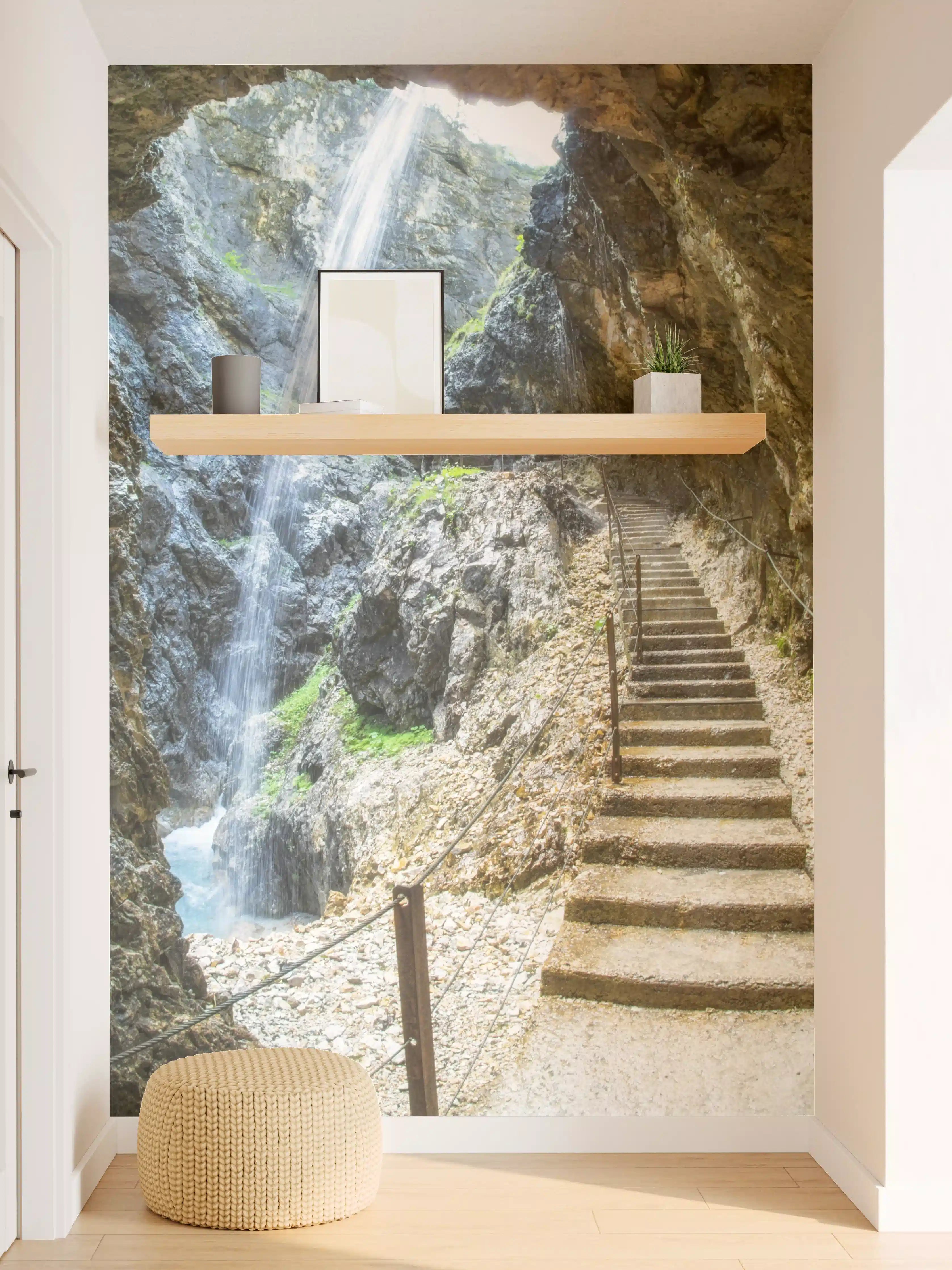 Wandverkleidung Flur - Naturparadies im Gebirge