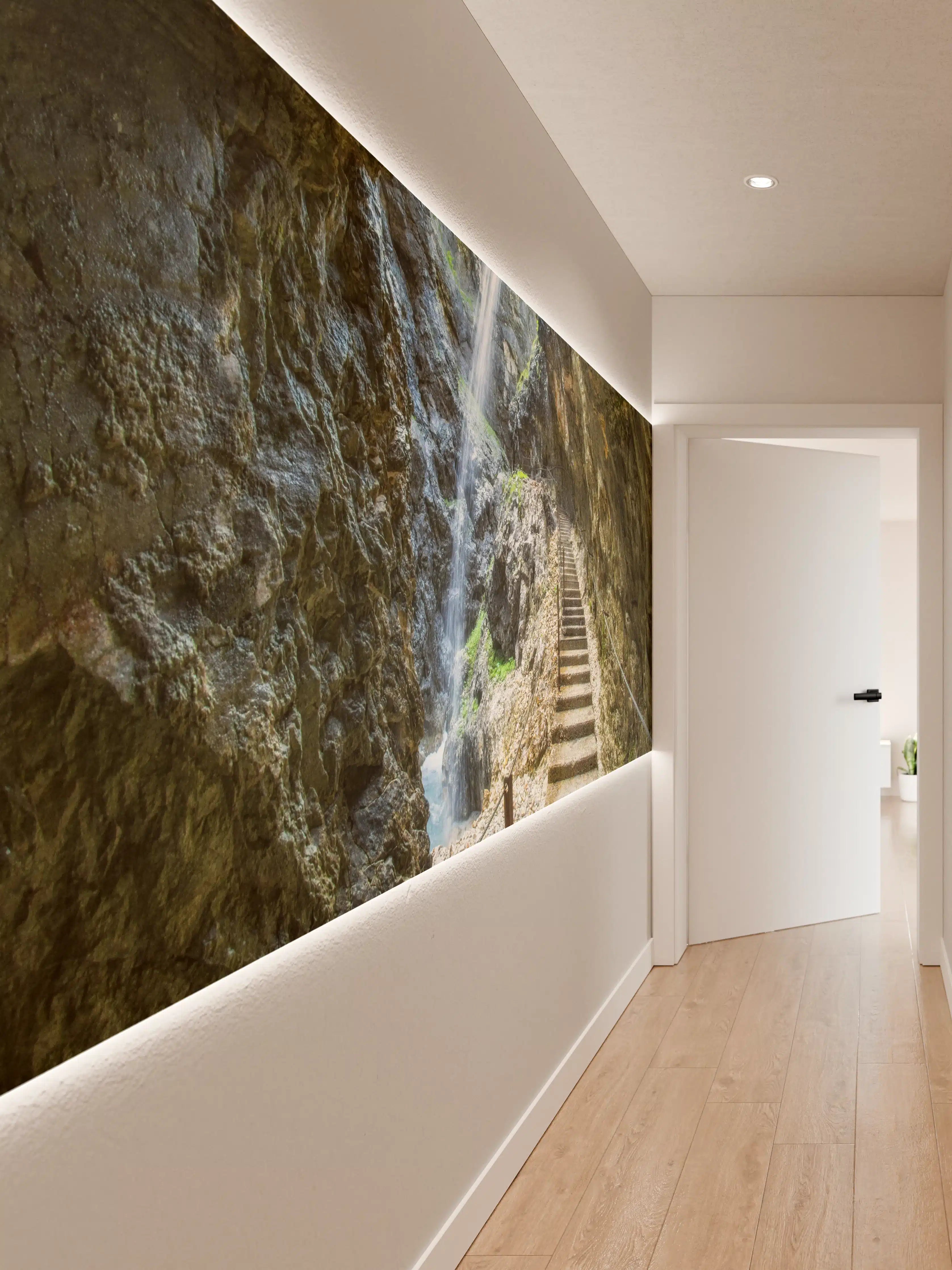 Wandverkleidung Flur - Naturparadies im Gebirge