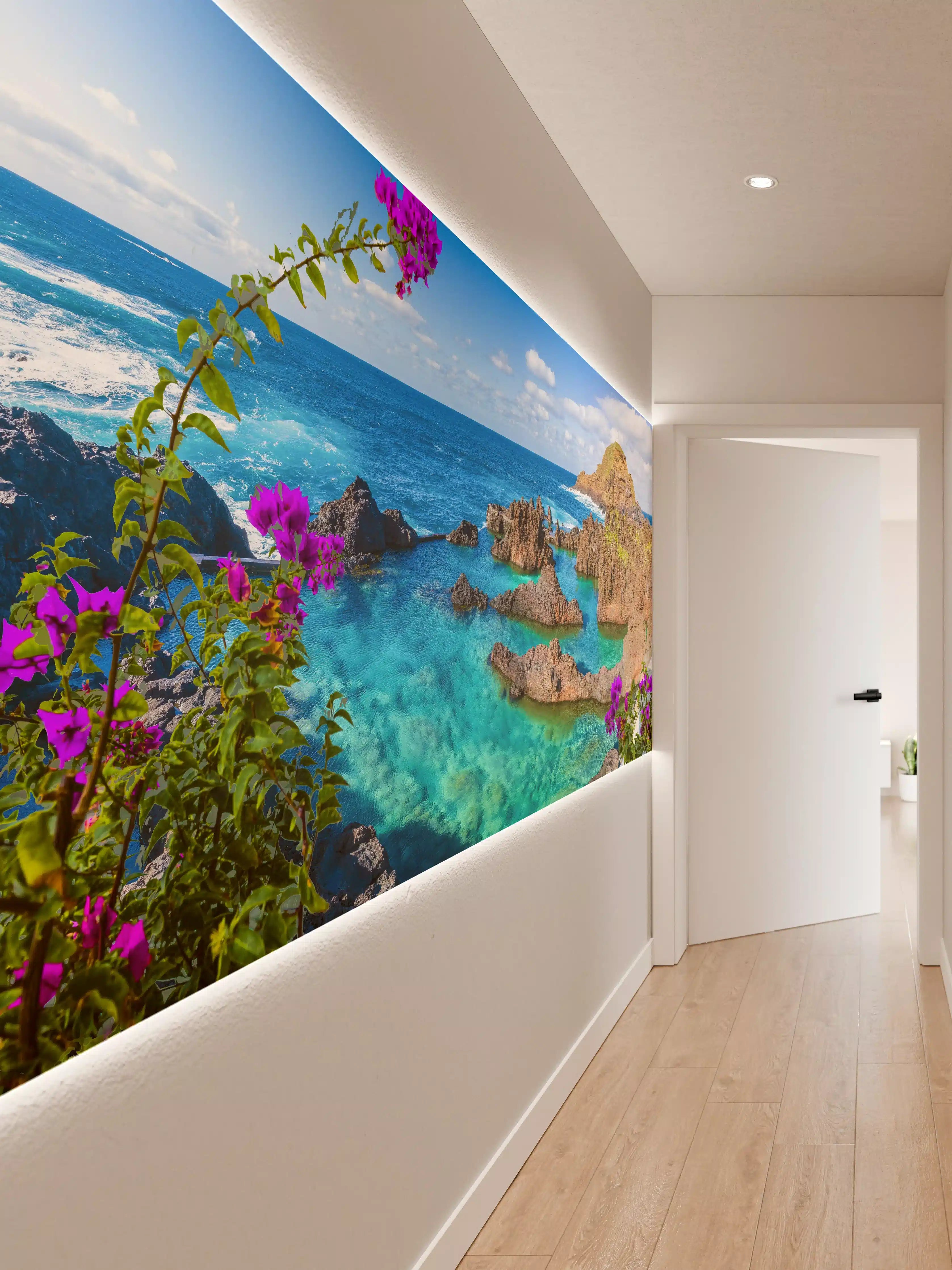 Wandverkleidung Flur - Naturpool in Porto Moniz