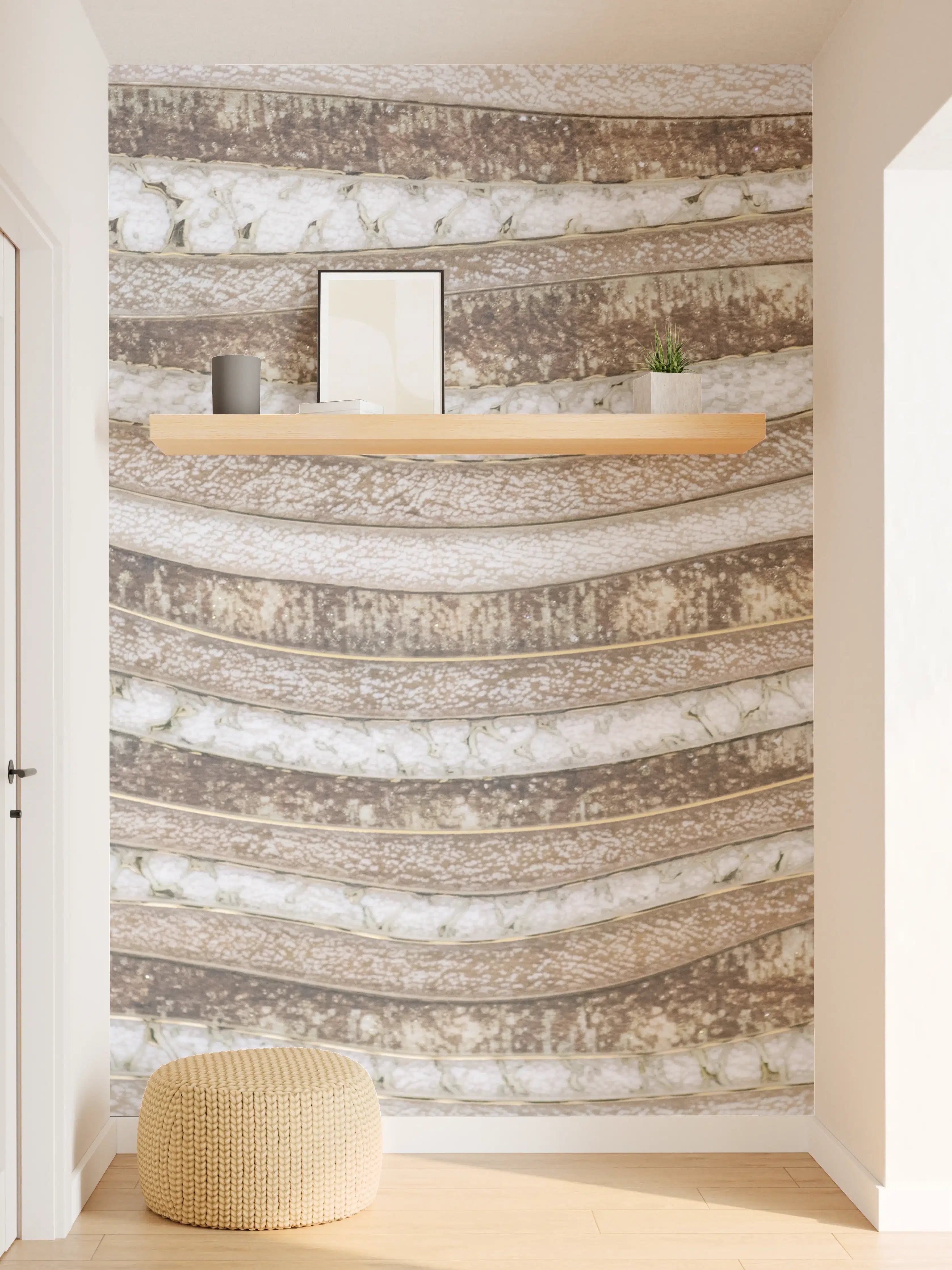 Wandverkleidung Flur - Naturstein Wandmuster – Edle Textur