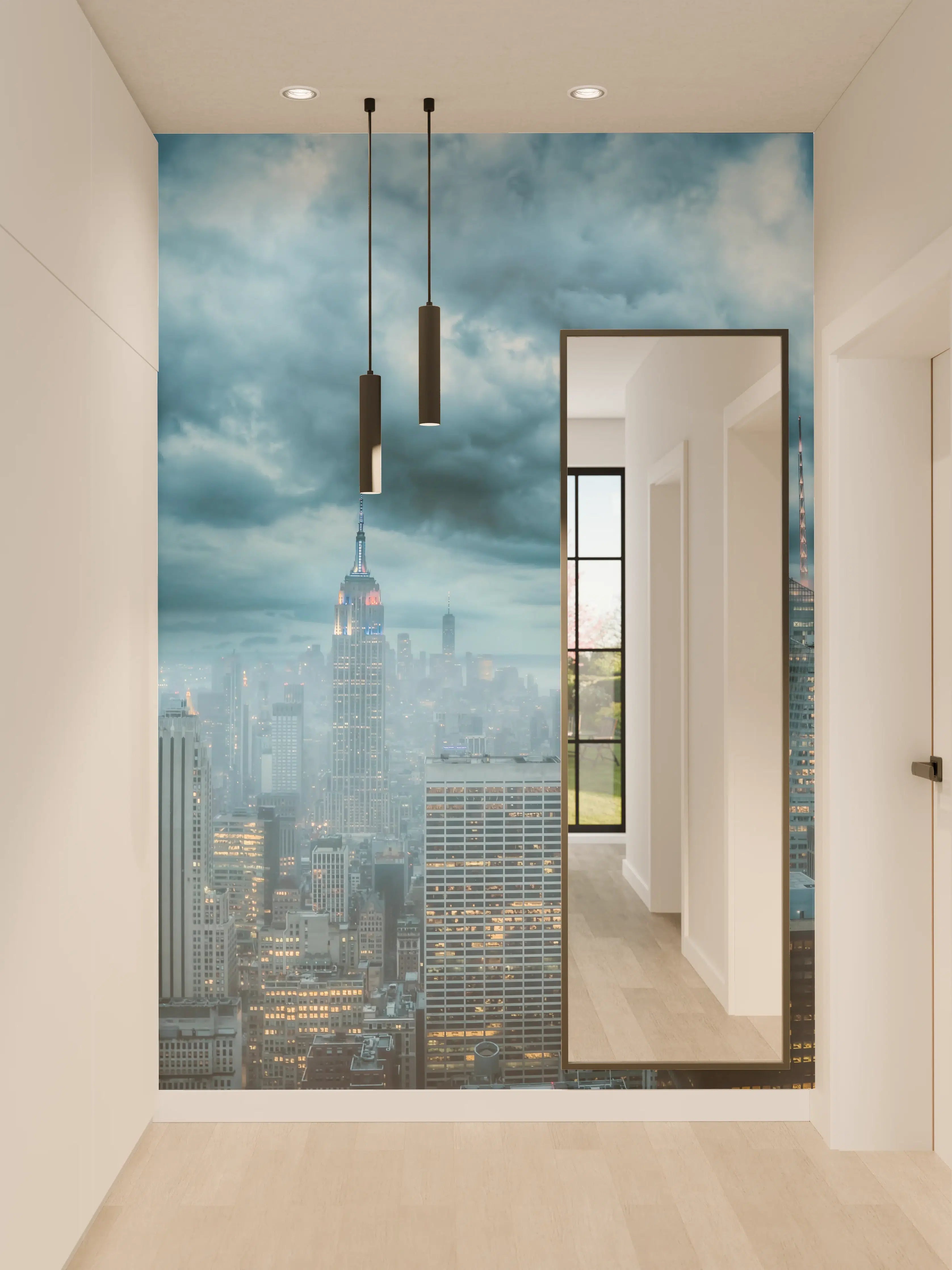 Wandverkleidung Flur - New York Skyline