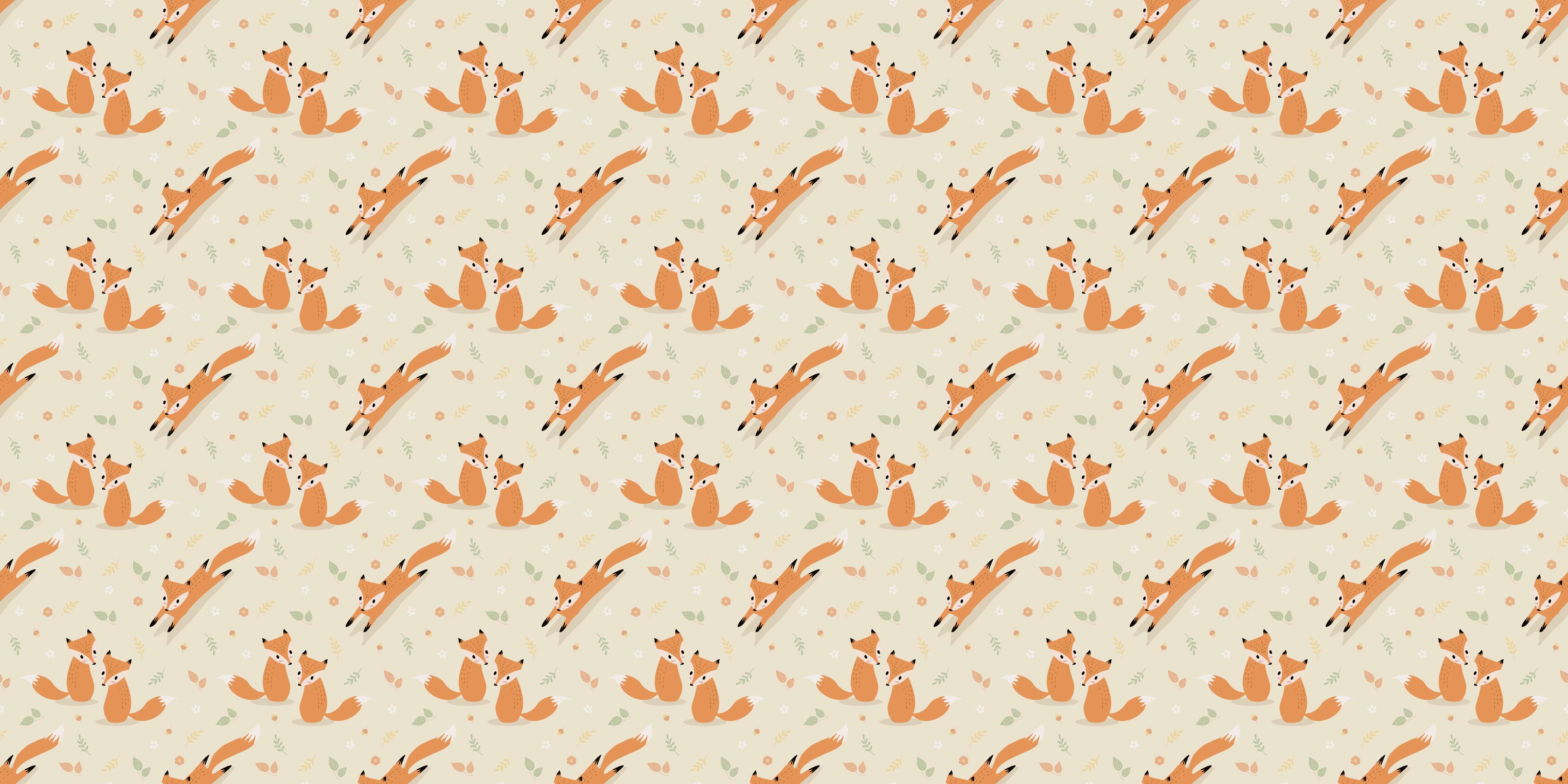 Wandverkleidung Flur-Niedliche Katzenmuster in Pastell