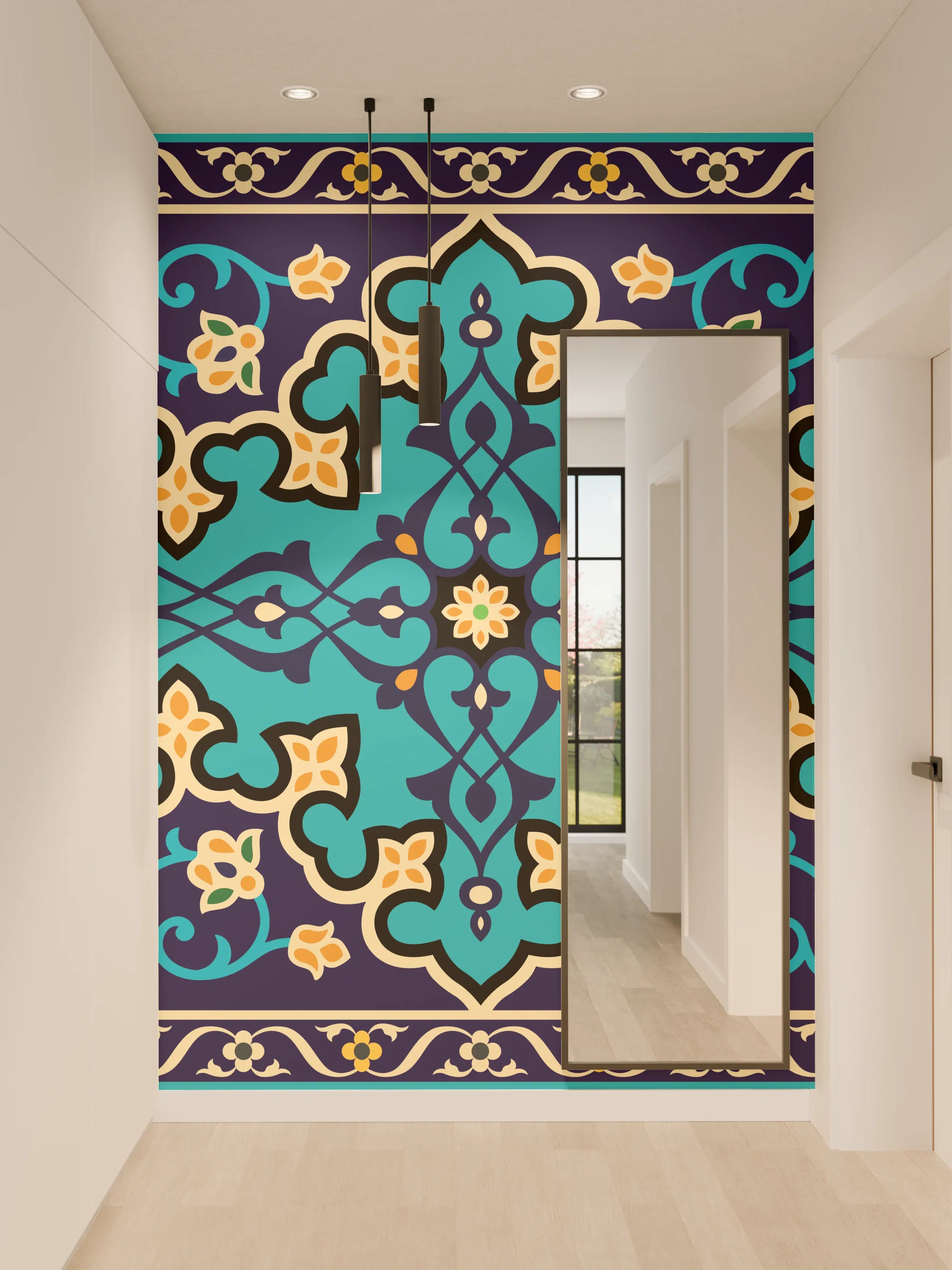 Wandverkleidung Flur - Orientalische Fliesen 3