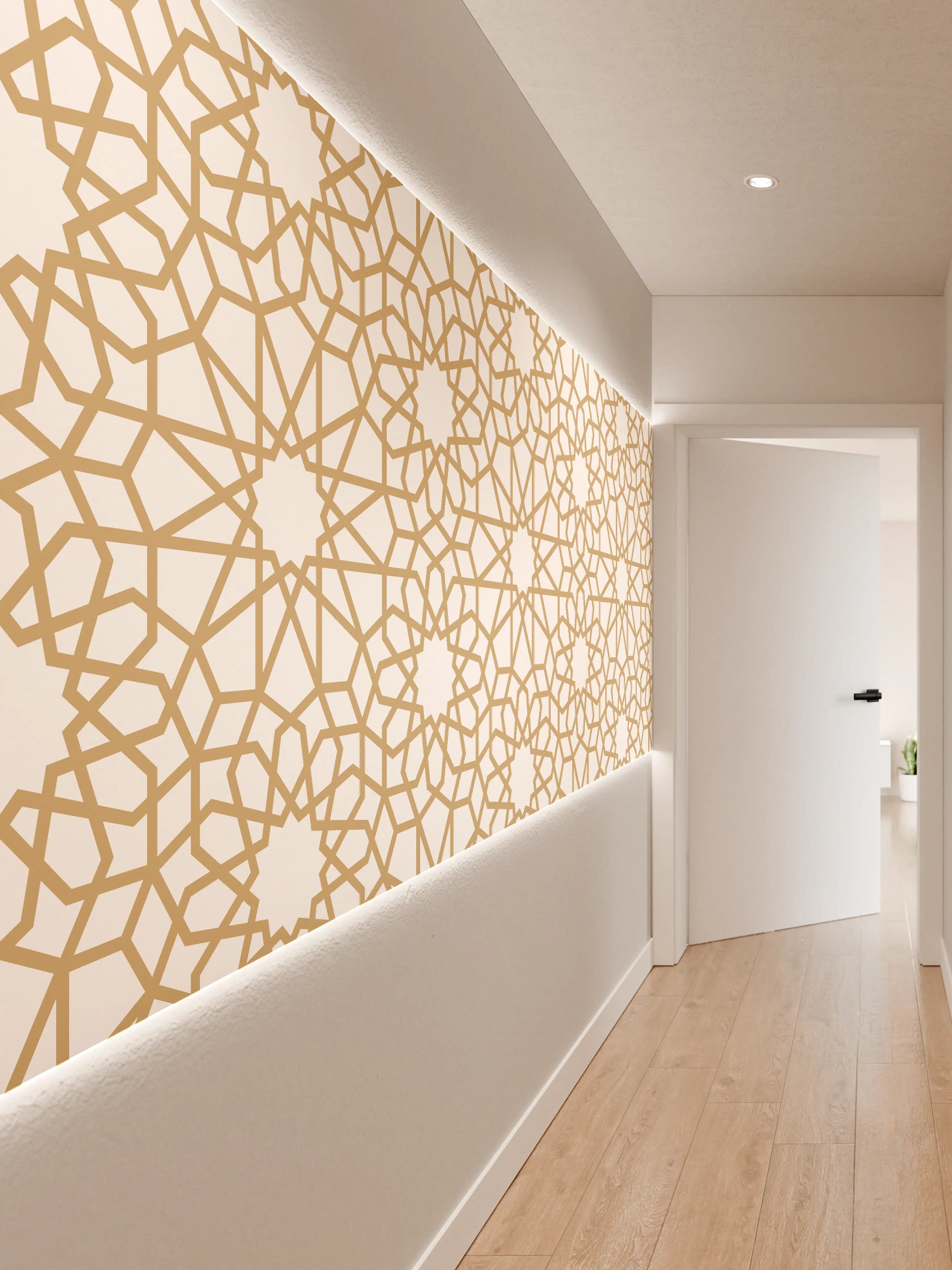 Wandverkleidung Flur - Orientalische Muster 2