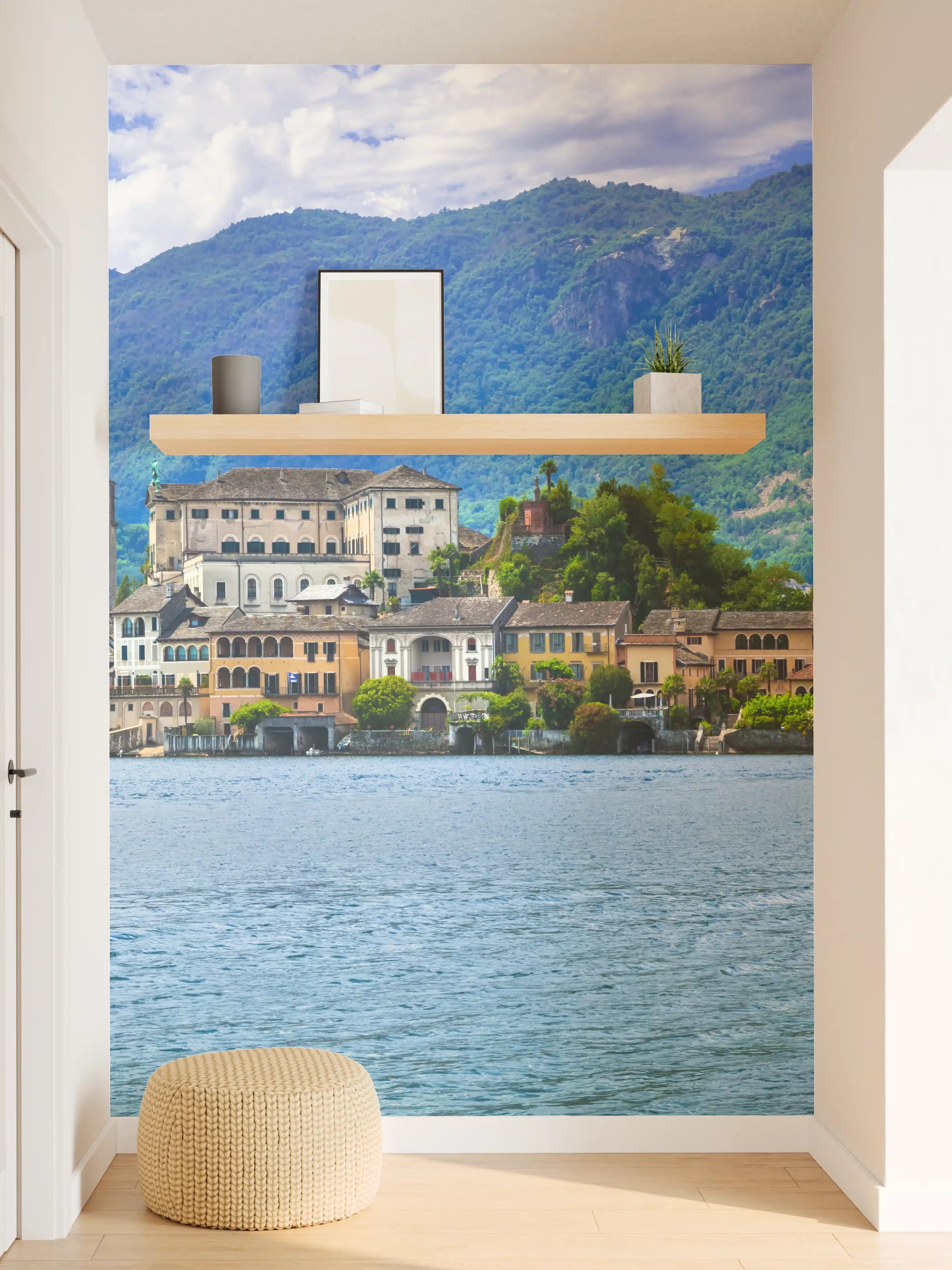 Wandverkleidung Flur - Ortasee - Italien