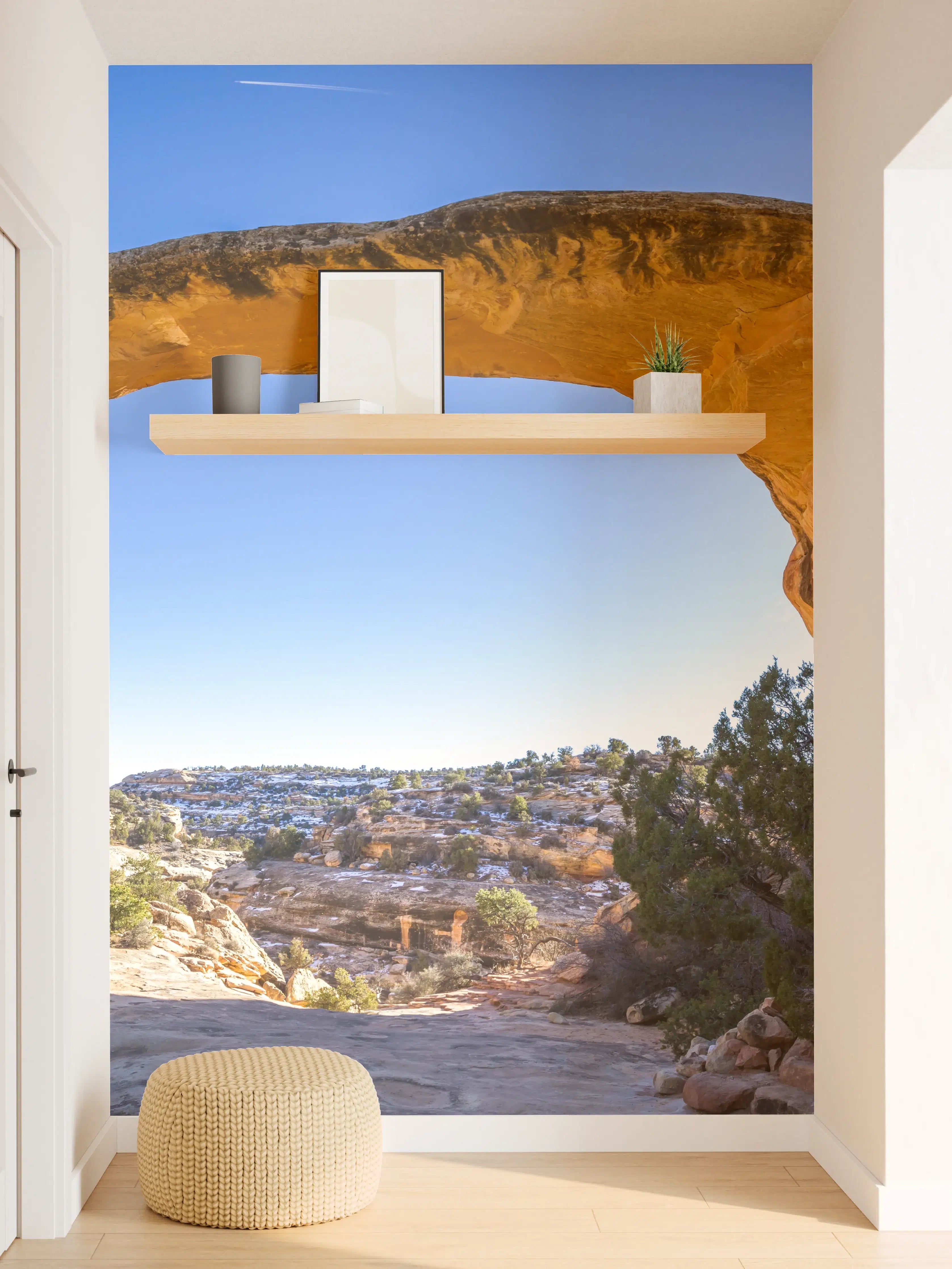 Wandverkleidung Flur - Owachomo Naturbrücke Panorama