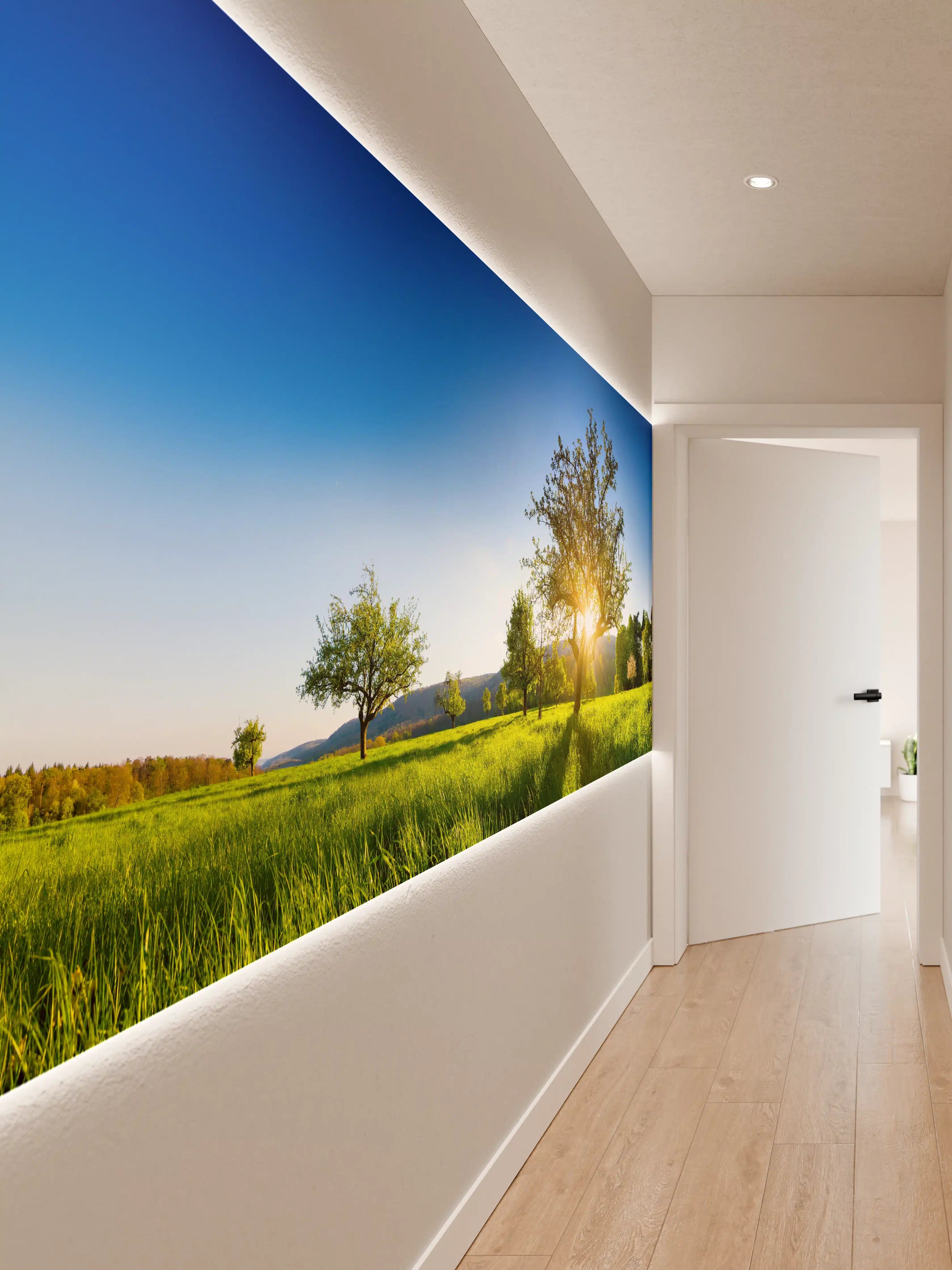 Wandverkleidung Flur - Panorama Ländliche Idylle