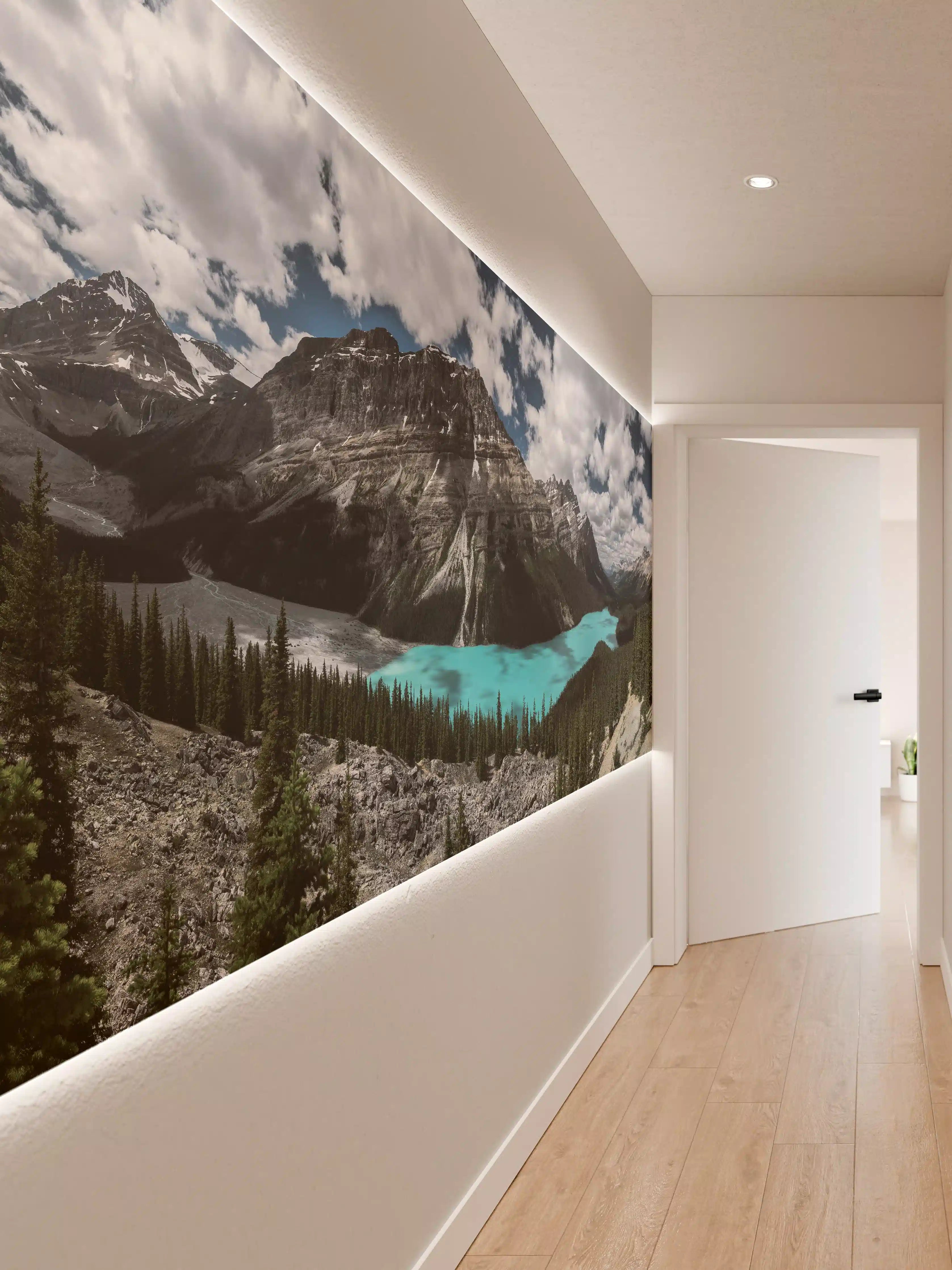 Wandverkleidung Flur - Panorama von Banff National Park (Kanada)