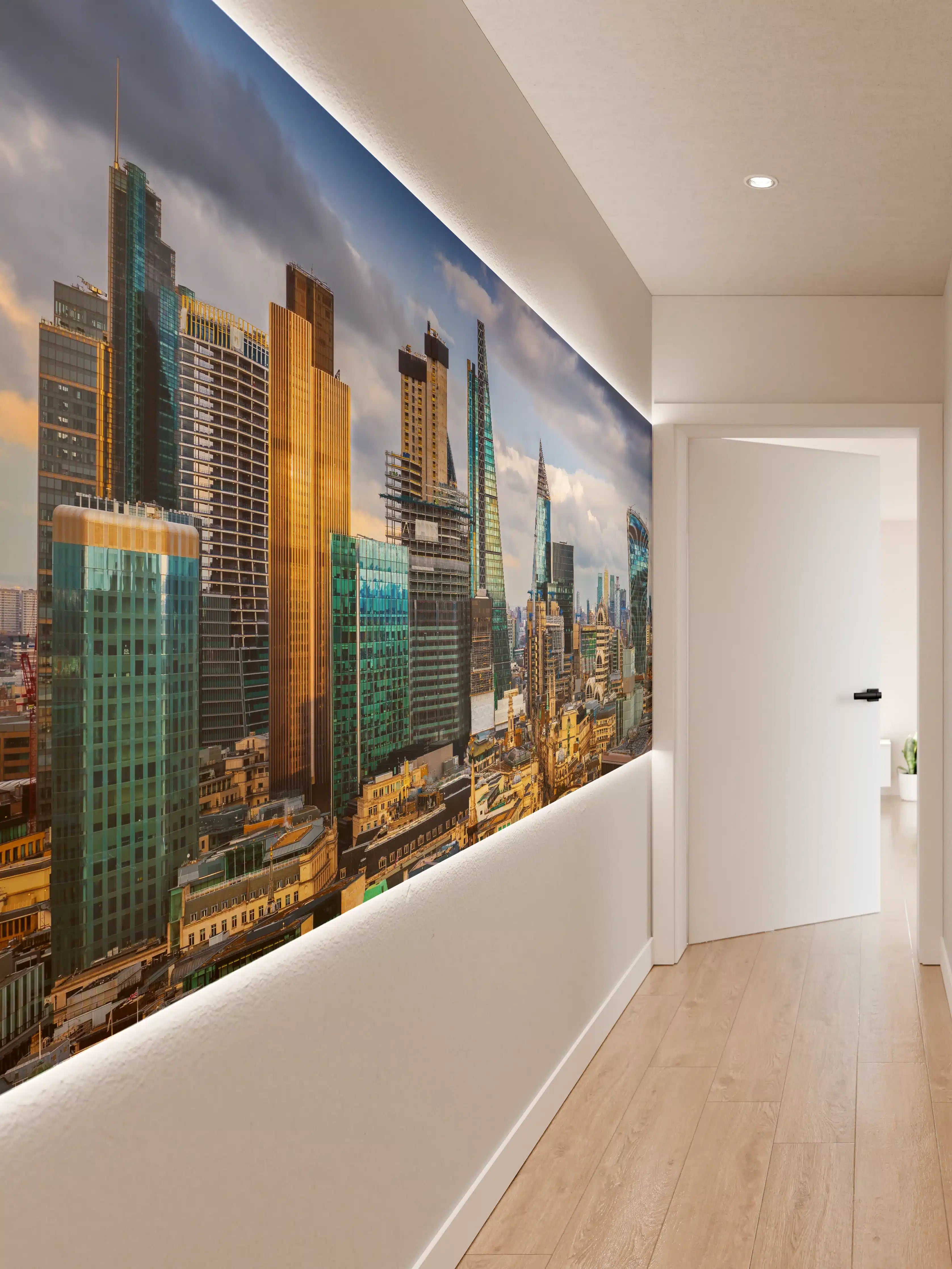 Wandverkleidung Flur - Panorama von London