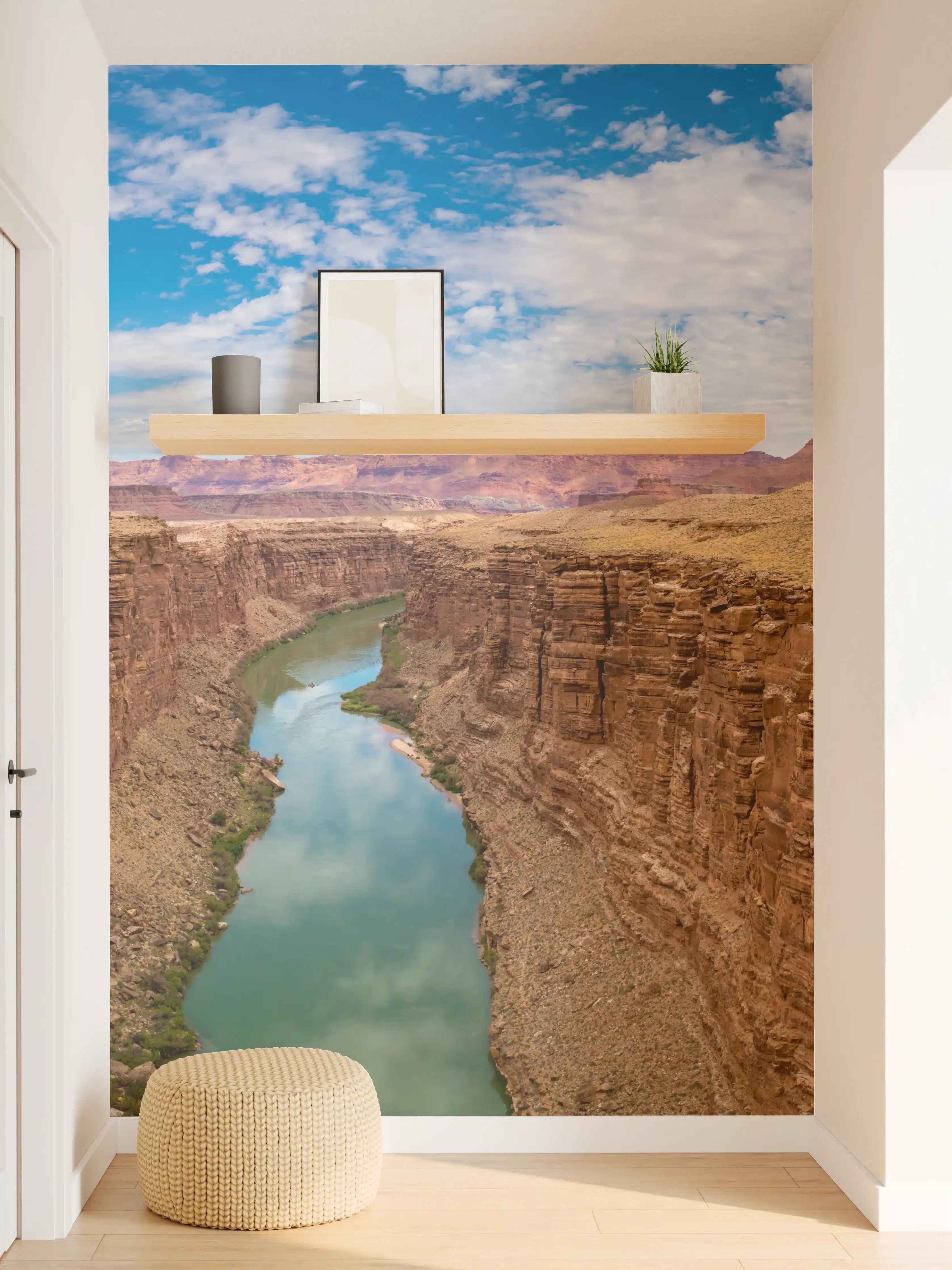 Wandverkleidung Flur - Panoramablick auf Colorado River - USA