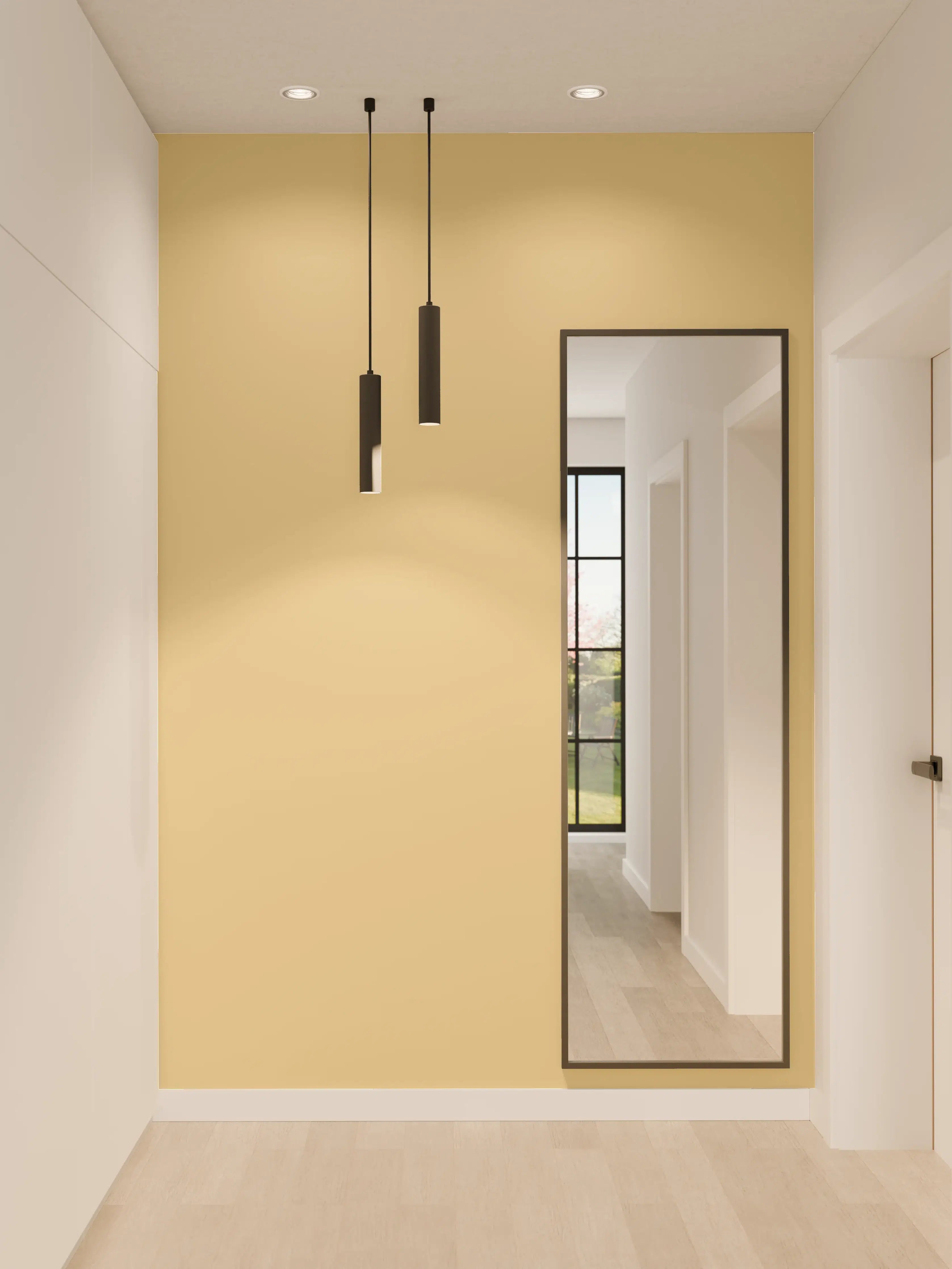 Wandverkleidung Flur - RAL 1001 (Beige)