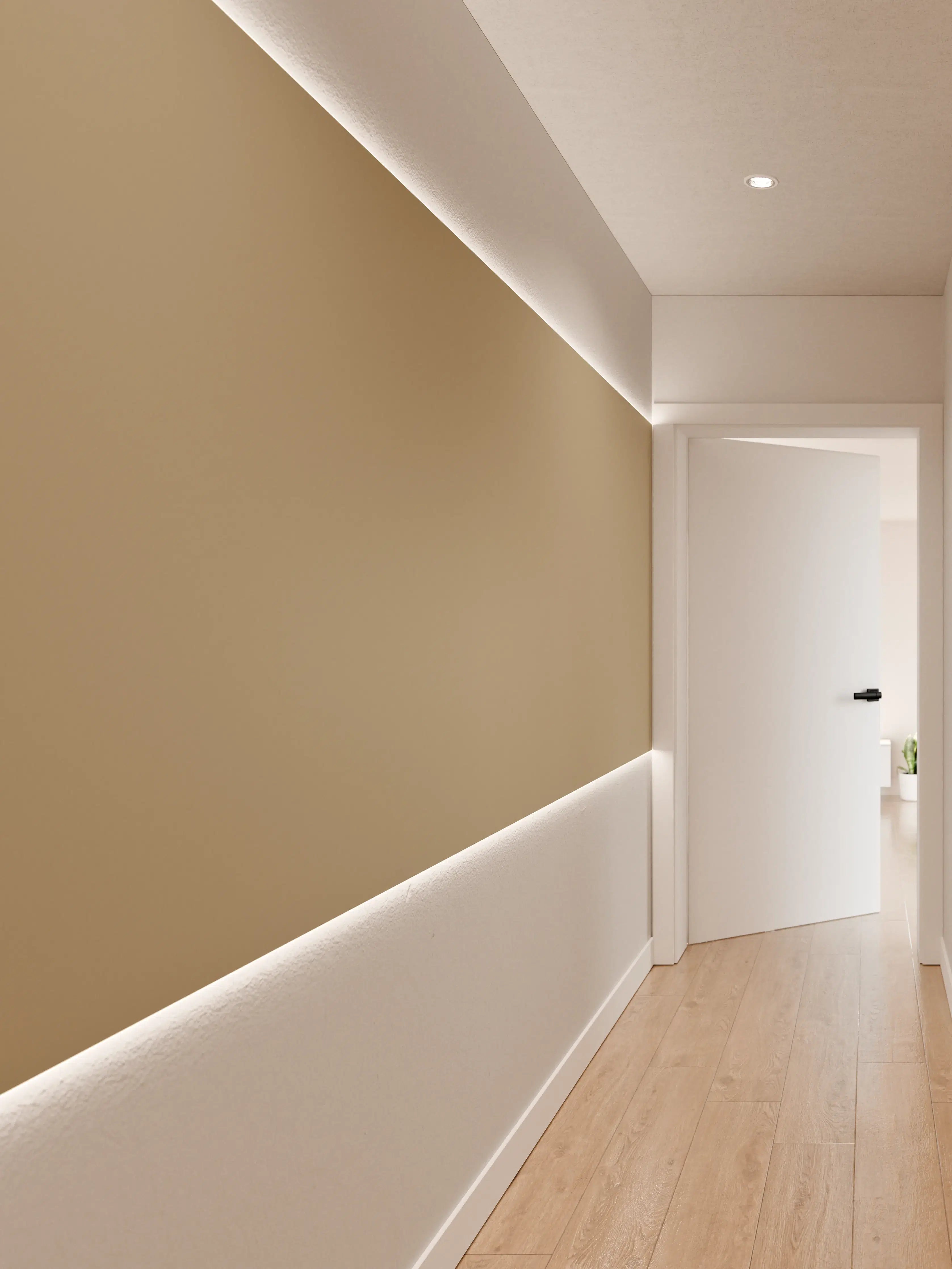 Wandverkleidung Flur - RAL 1019 (Graubeige)