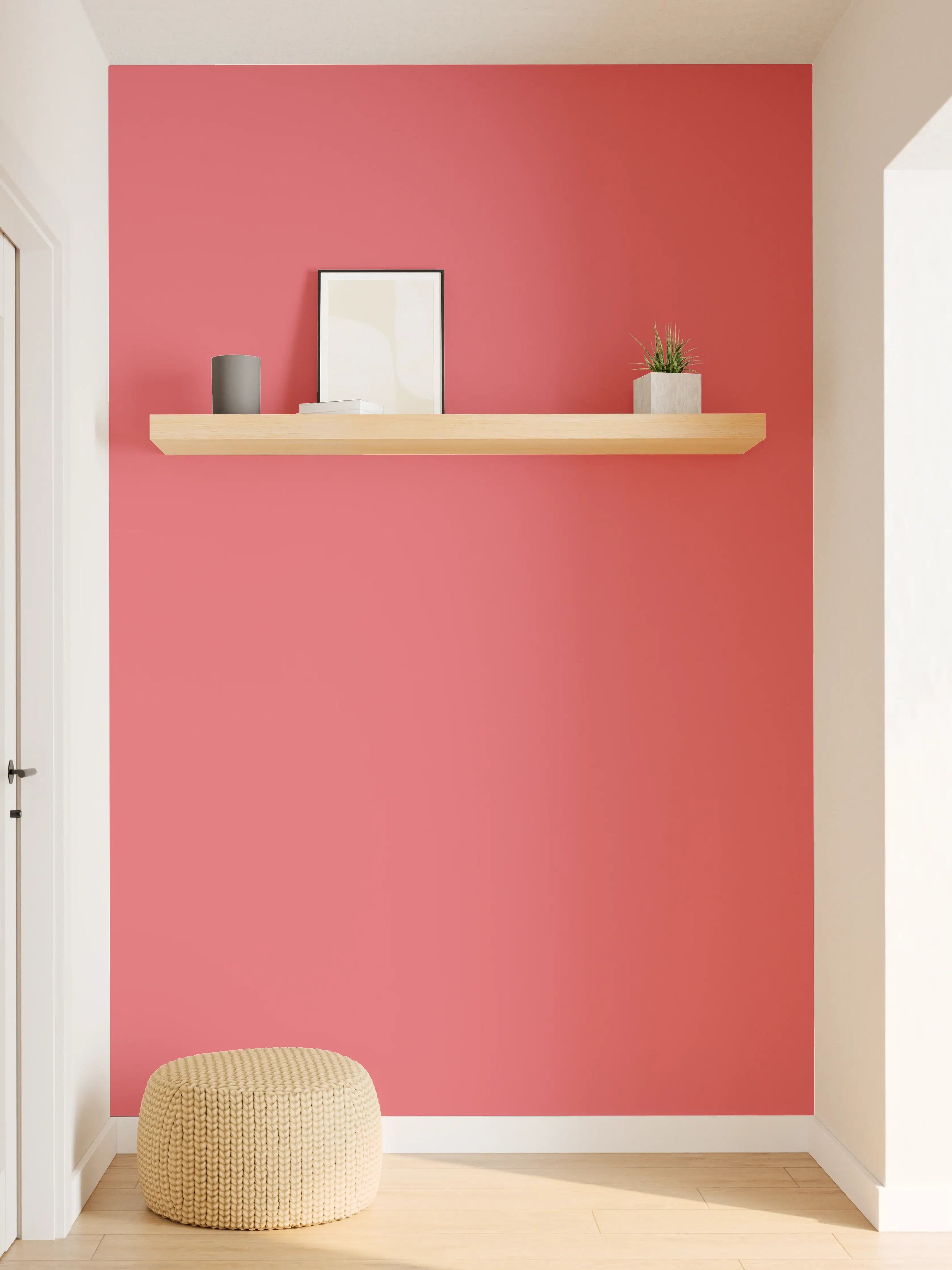 Wandverkleidung Flur - RAL 3017 (Rosa)