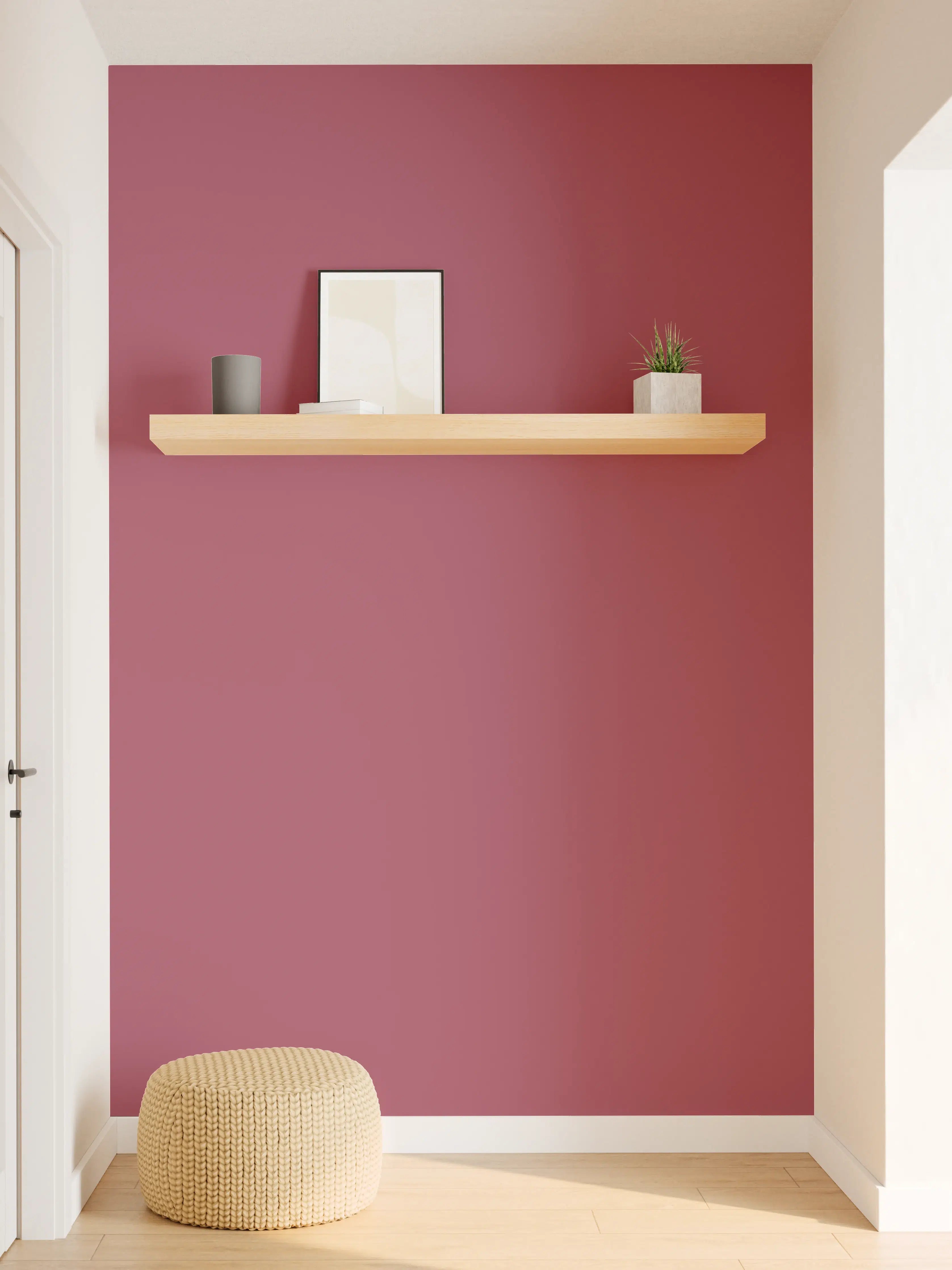 Wandverkleidung Flur - RAL 4002 (Rotviolett)