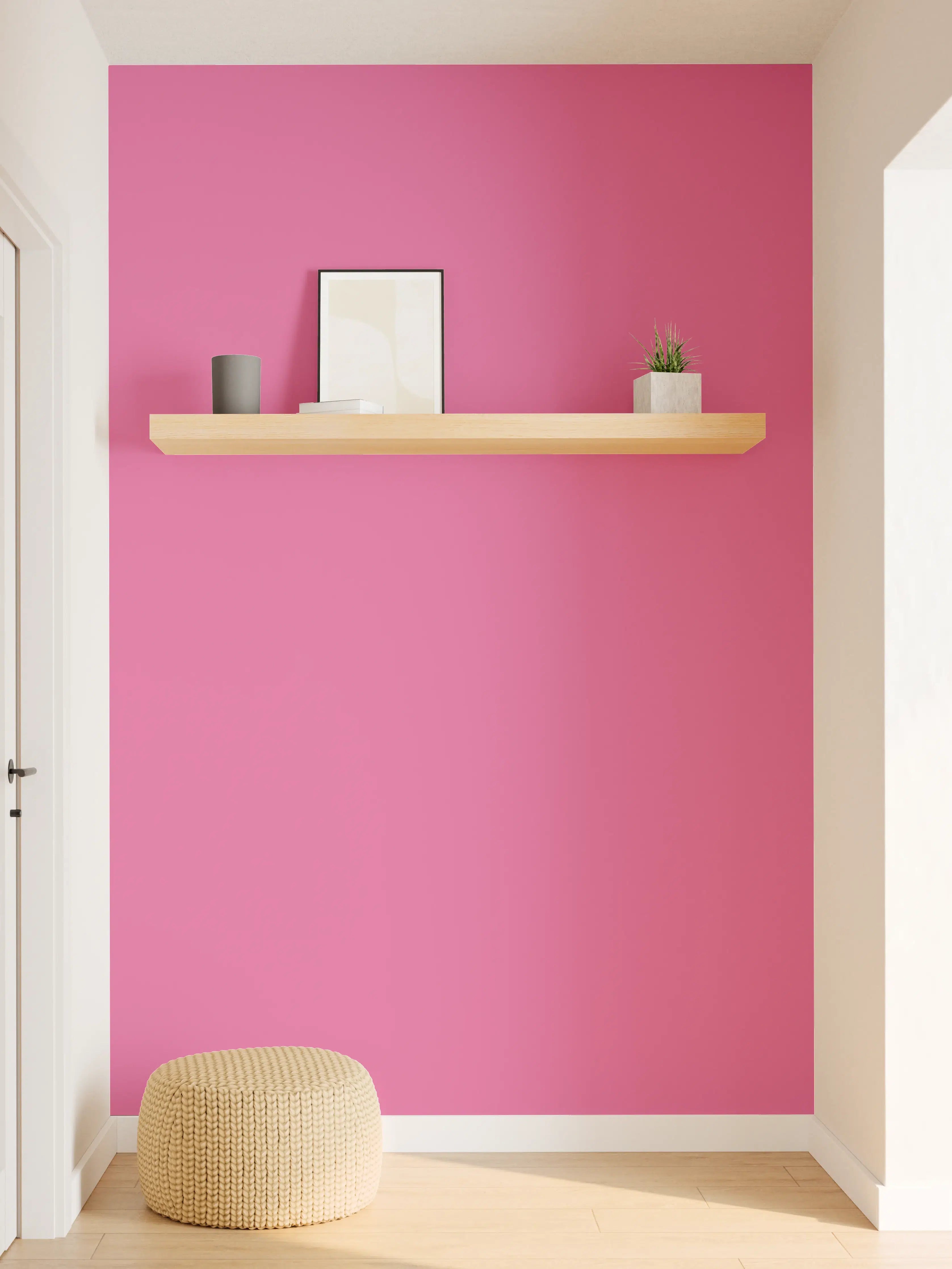 Wandverkleidung Flur - RAL 4003 (Violett
