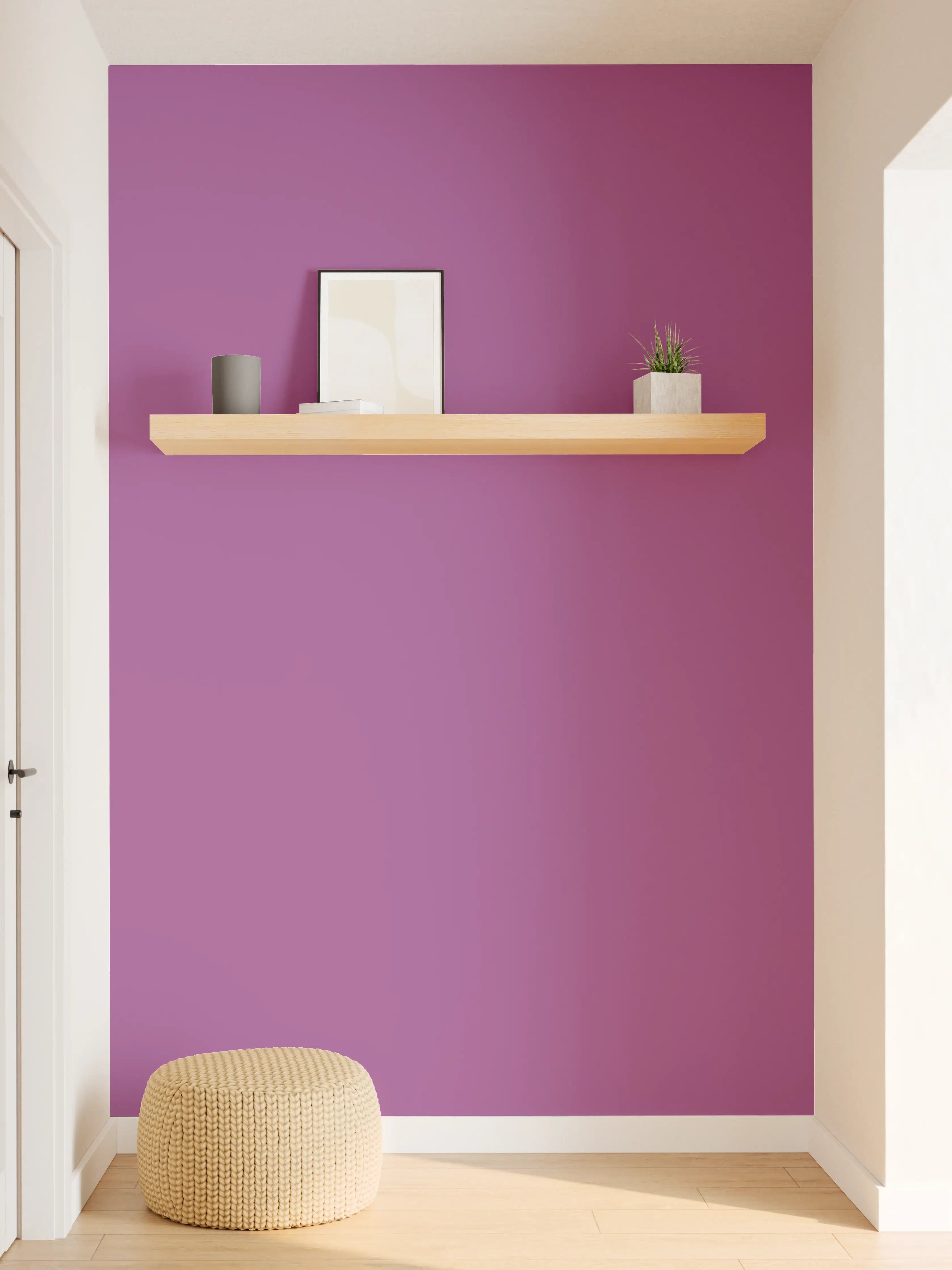 Wandverkleidung Flur - RAL 4008 (Signalviolett)