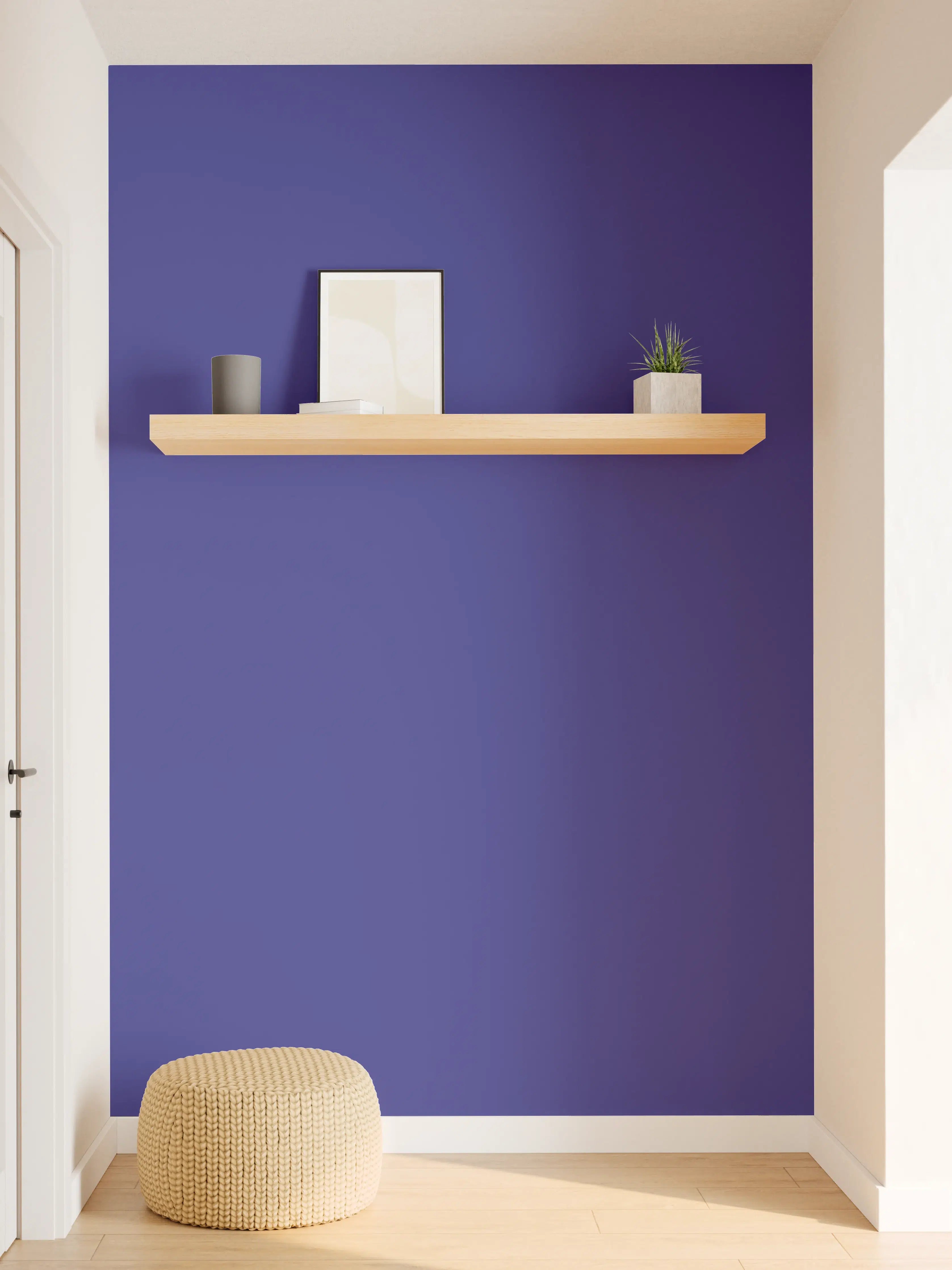 Wandverkleidung Flur - RAL 5002 (Ultramarinblau)