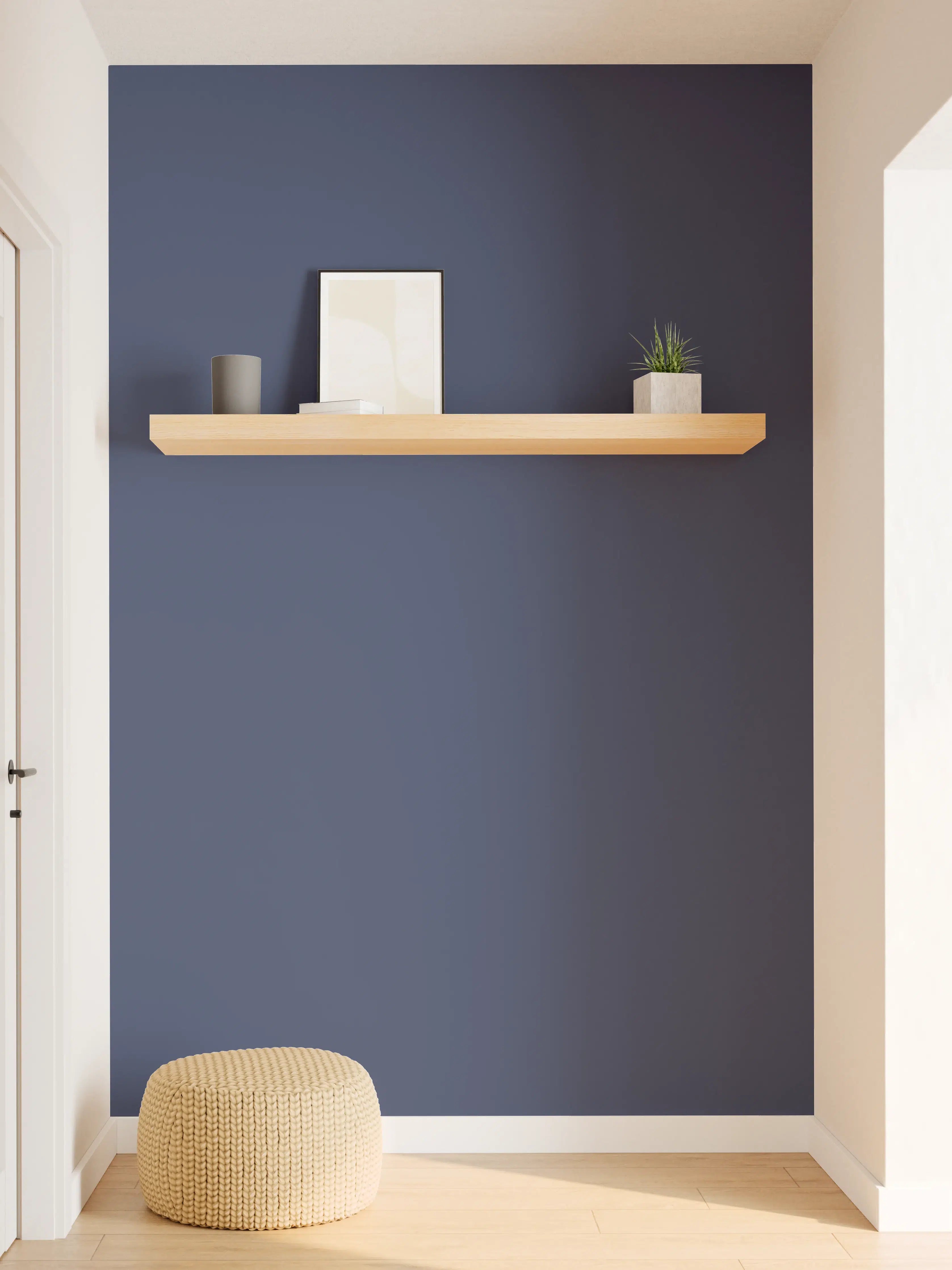 Wandverkleidung Flur - RAL 5003 (Saphirblau)