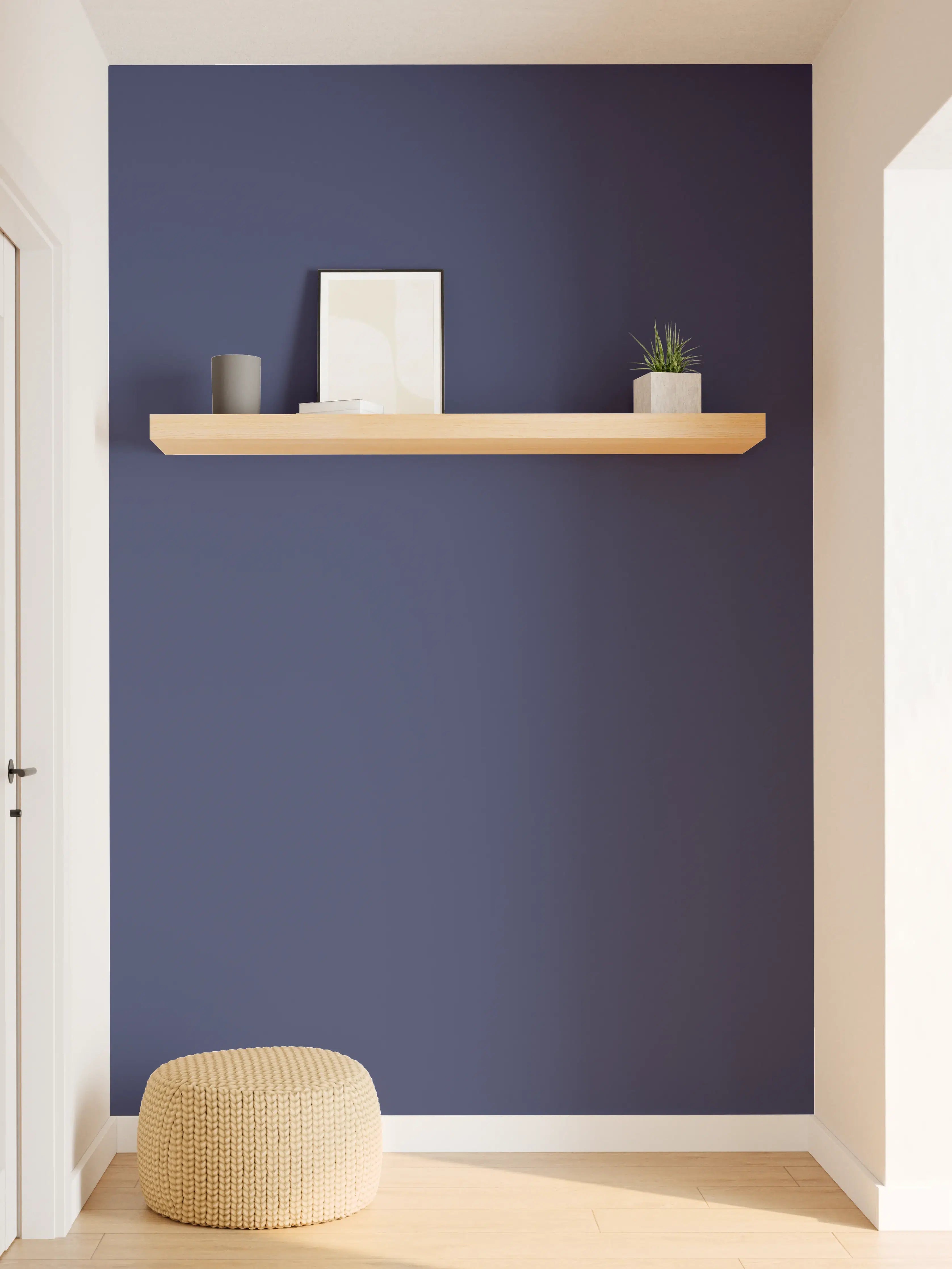 Wandverkleidung Flur - RAL 5013 (Kobaltblau)