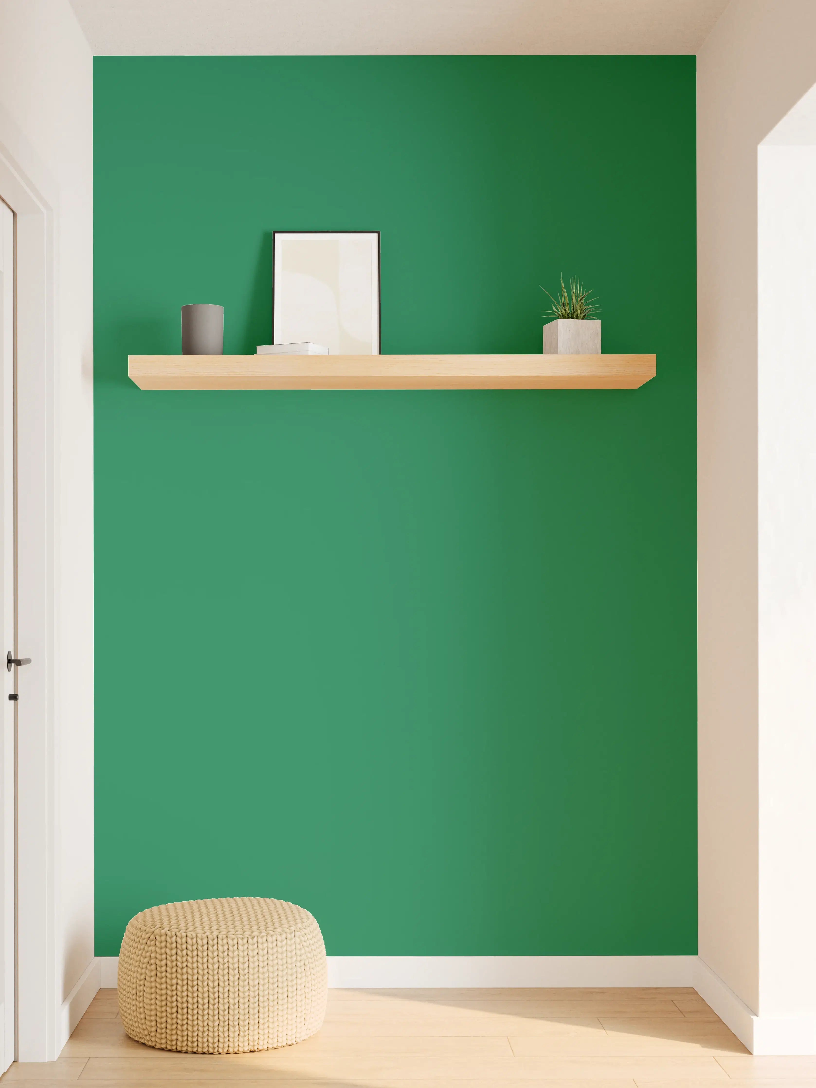 Wandverkleidung Flur - RAL 6029 (Mintgrün)