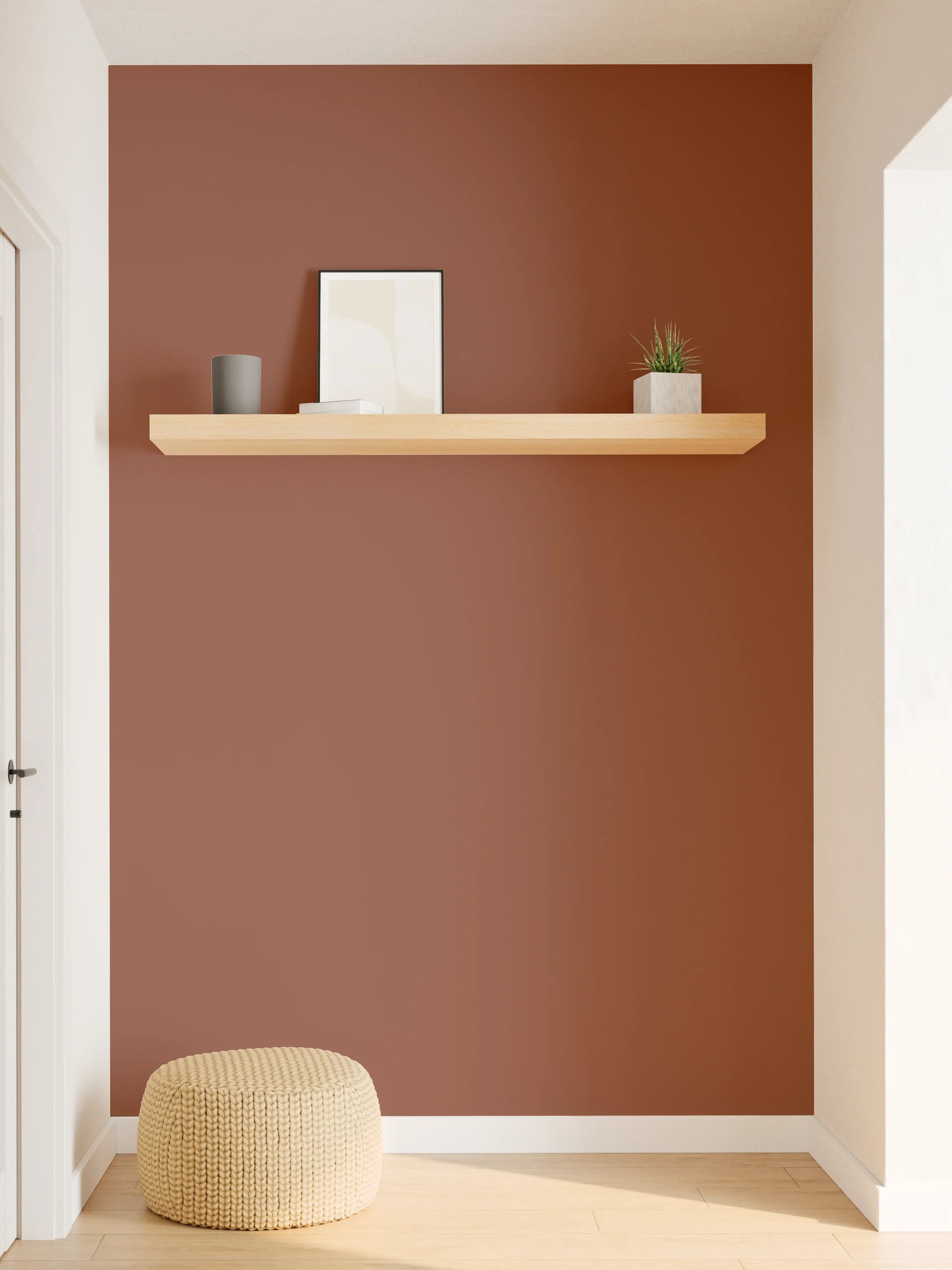 Wandverkleidung Flur - RAL 8029 (Perlkupfer)